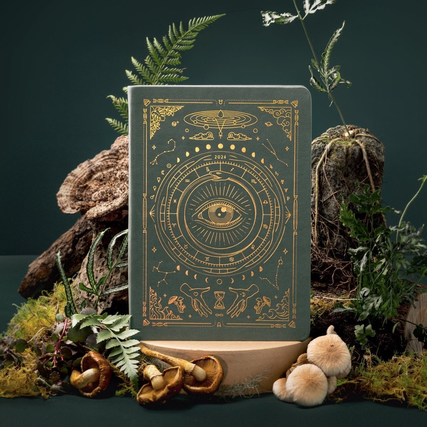 2024 Astrological Planner in Sage and Black by Magic of I