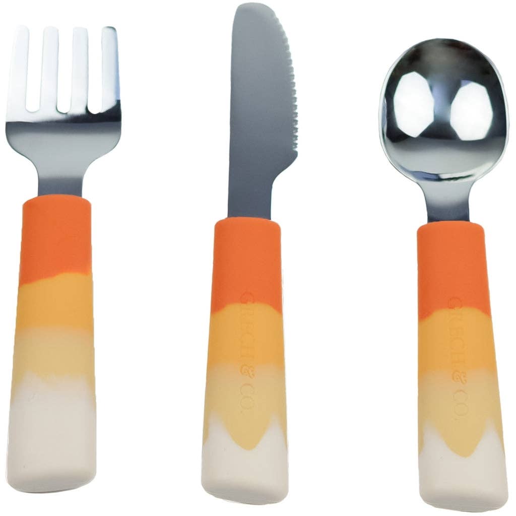 3 Piece Cutlery Set - Sienna Ombre: One-size by GRECH & CO.