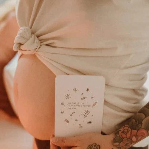 Affirmations for Pregnancy and Birth Card Set by Seasons of Mama