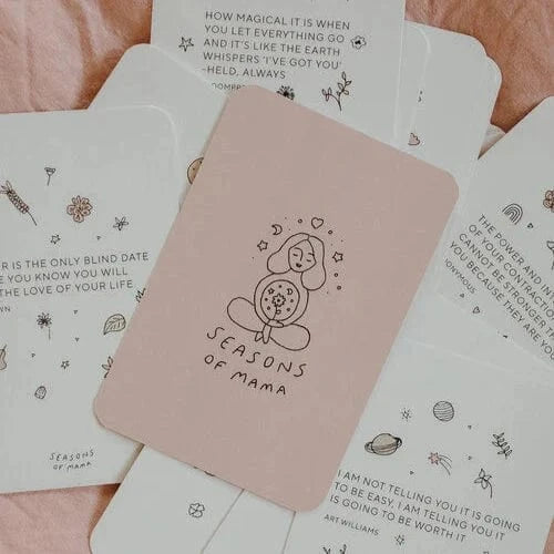 Affirmations for Pregnancy and Birth Card Set by Seasons of Mama