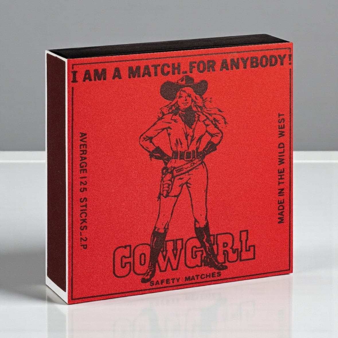 Archivist Gallery Cowgirl Square Luxury Matchbox by Archivist Gallery | Australia