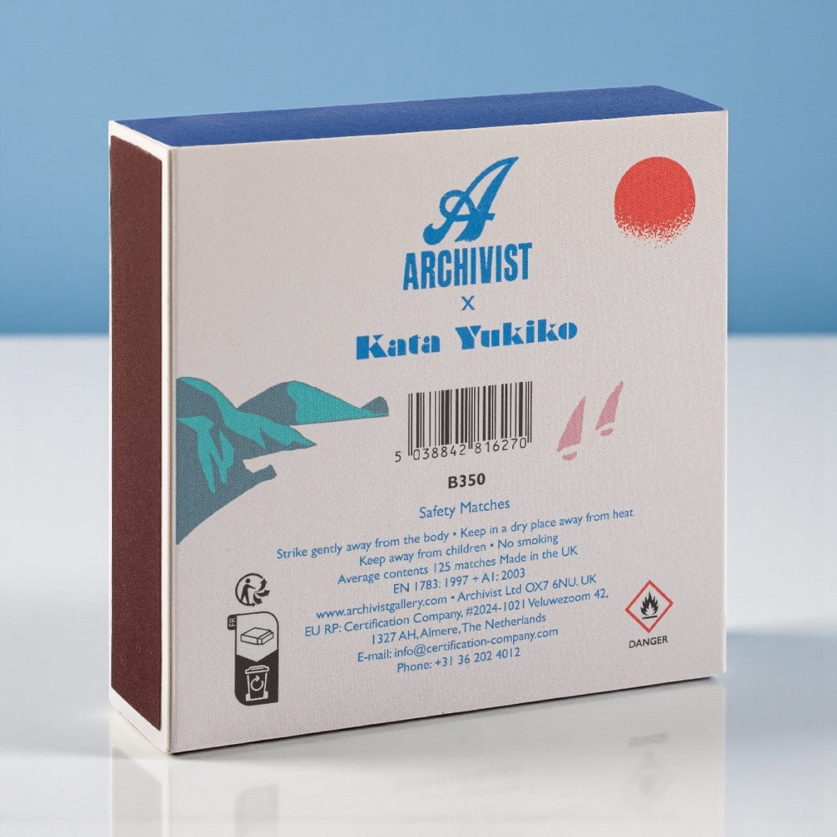 Archivist Gallery x Yukio Kata A Romantic View Luxury Square Matchbox by Archivist Gallery | Australia