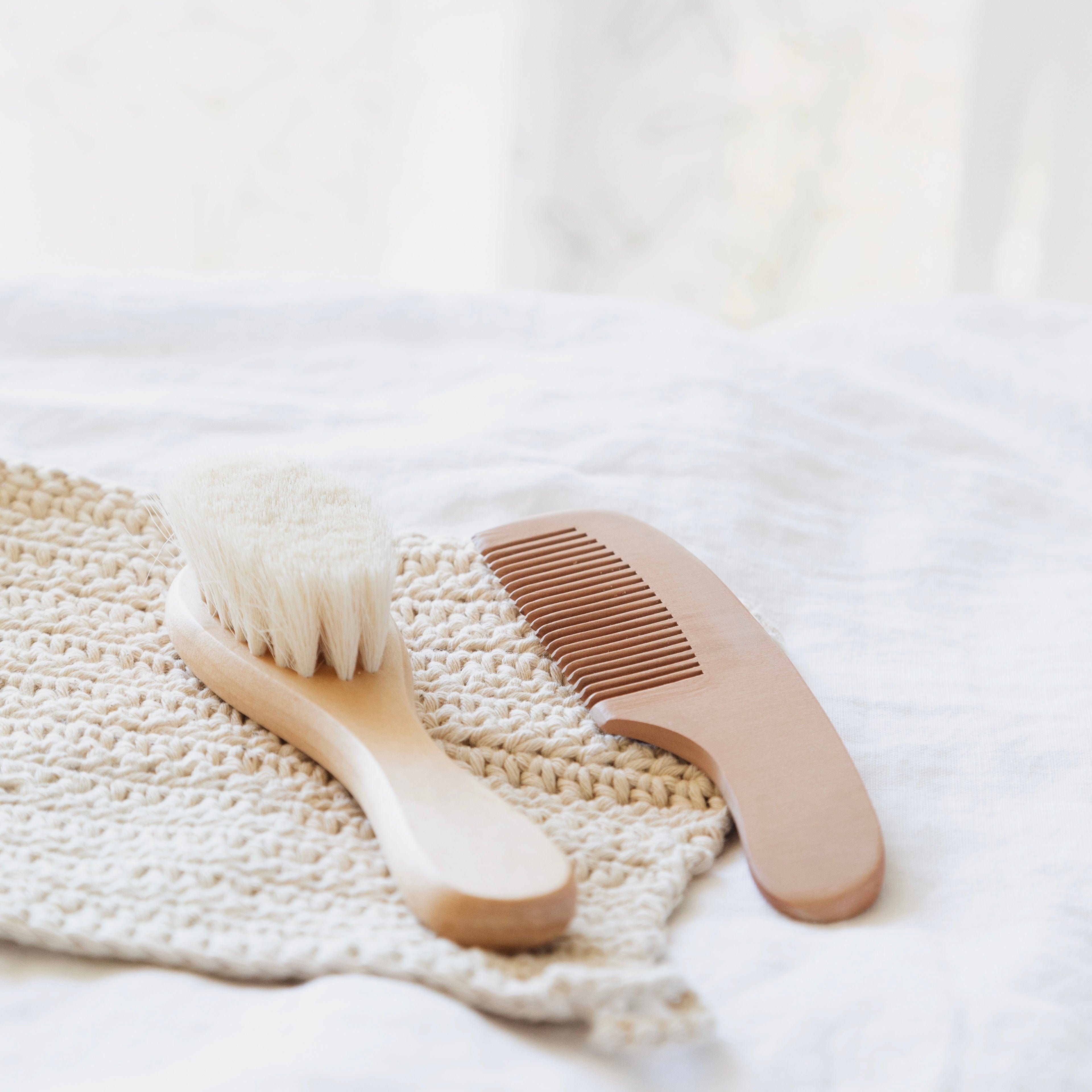 baby brush set by Lion + Lamb the Label