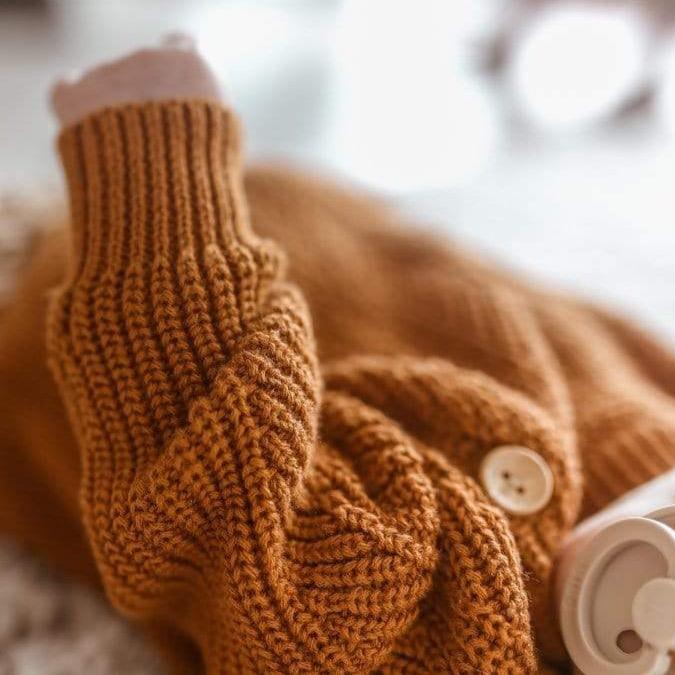 baby sweater in two colours by Two Darlings