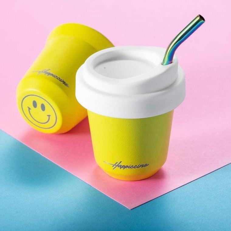 Babyccino Cup in 3 Colours Limoncello Yellow by Happiccino