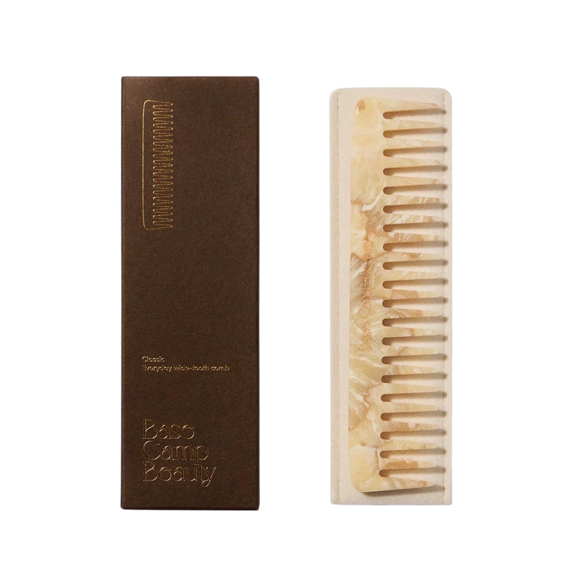 Base Camp Beauty Hair Combs - Assorted Colours + Styles Classic Comb Buttermilk by Base Camp Beauty