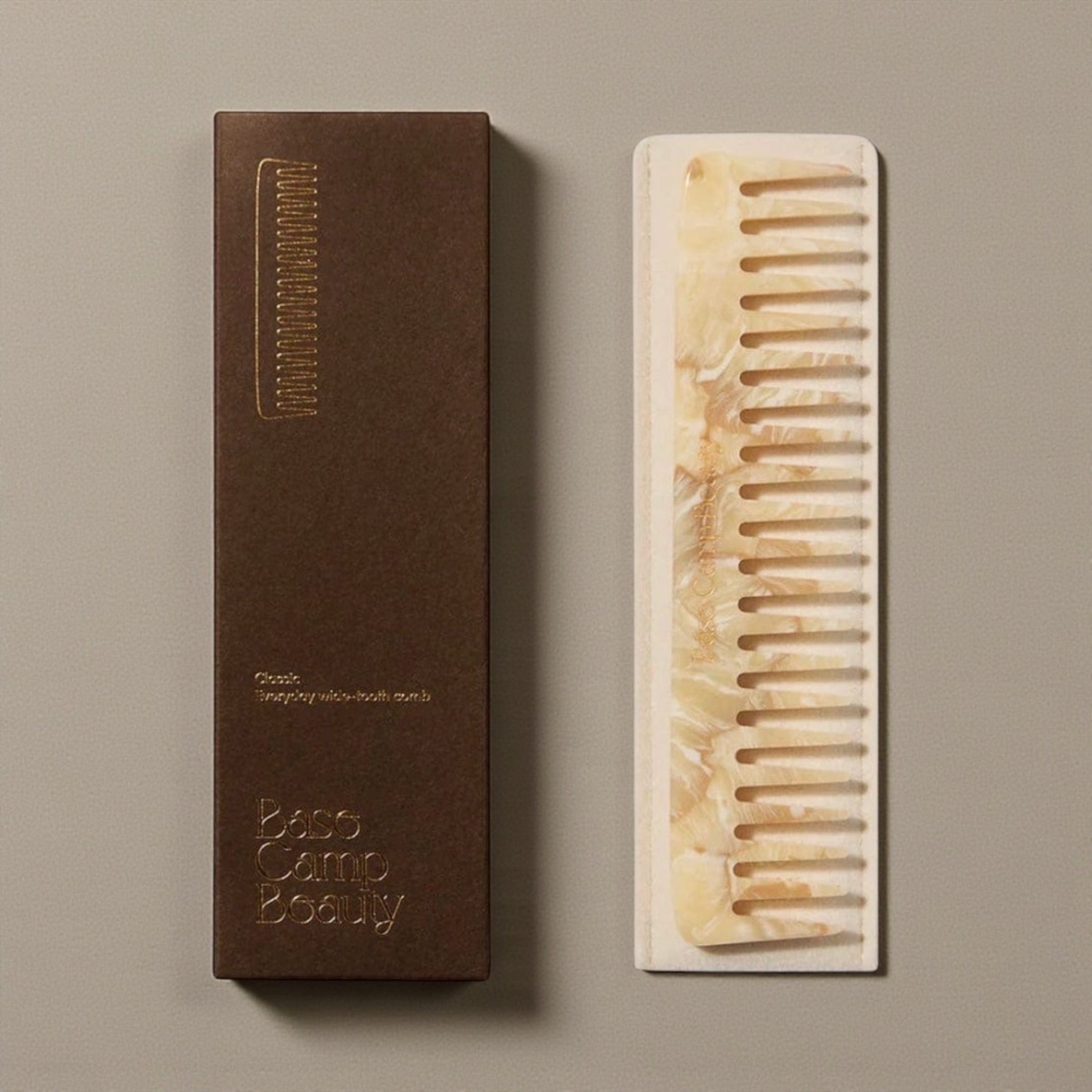 Base Camp Beauty Hair Combs - Assorted Colours + Styles Classic Comb Buttermilk by Base Camp Beauty
