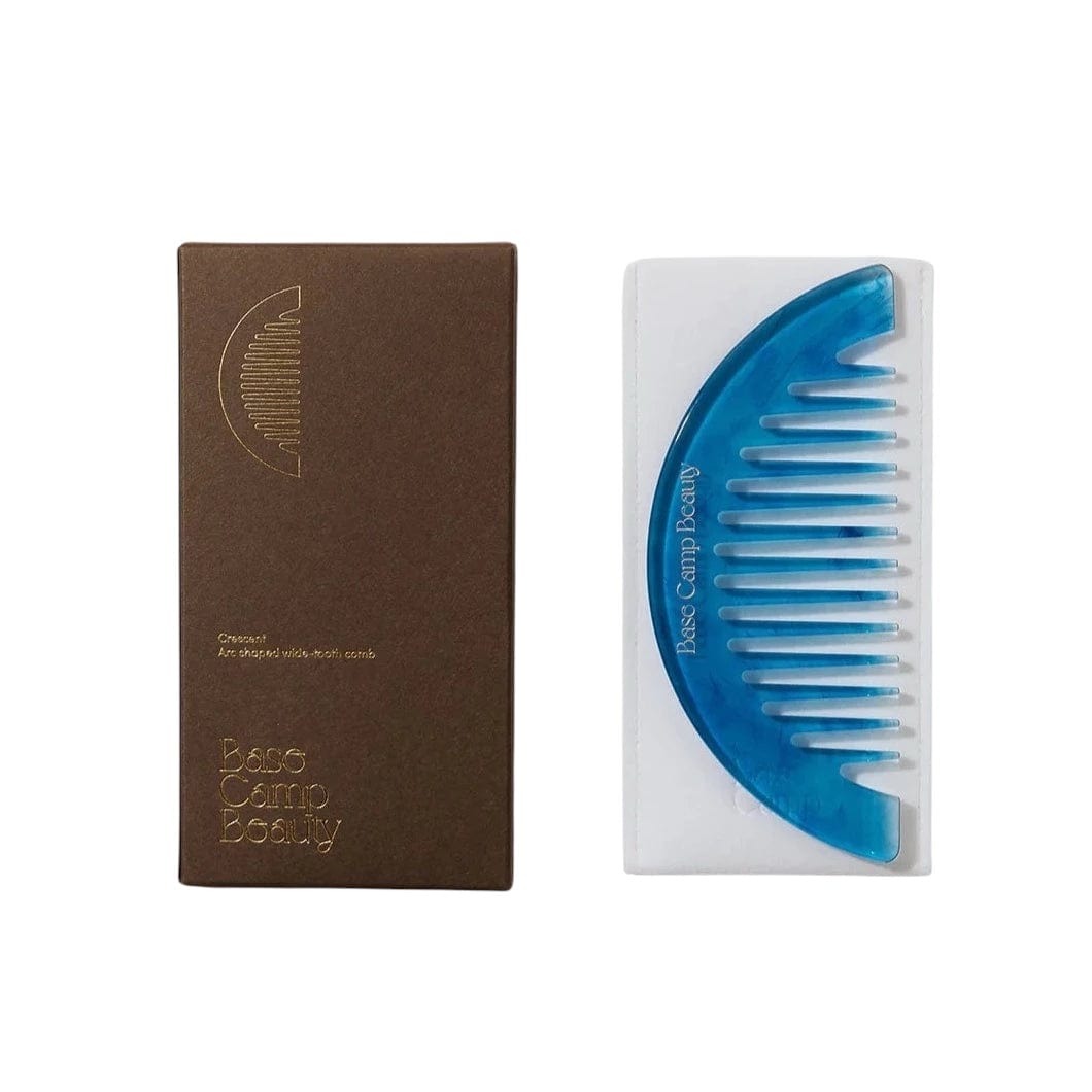 Base Camp Beauty Hair Combs - Assorted Colours + Styles Cresent Comb Marine by Base Camp Beauty