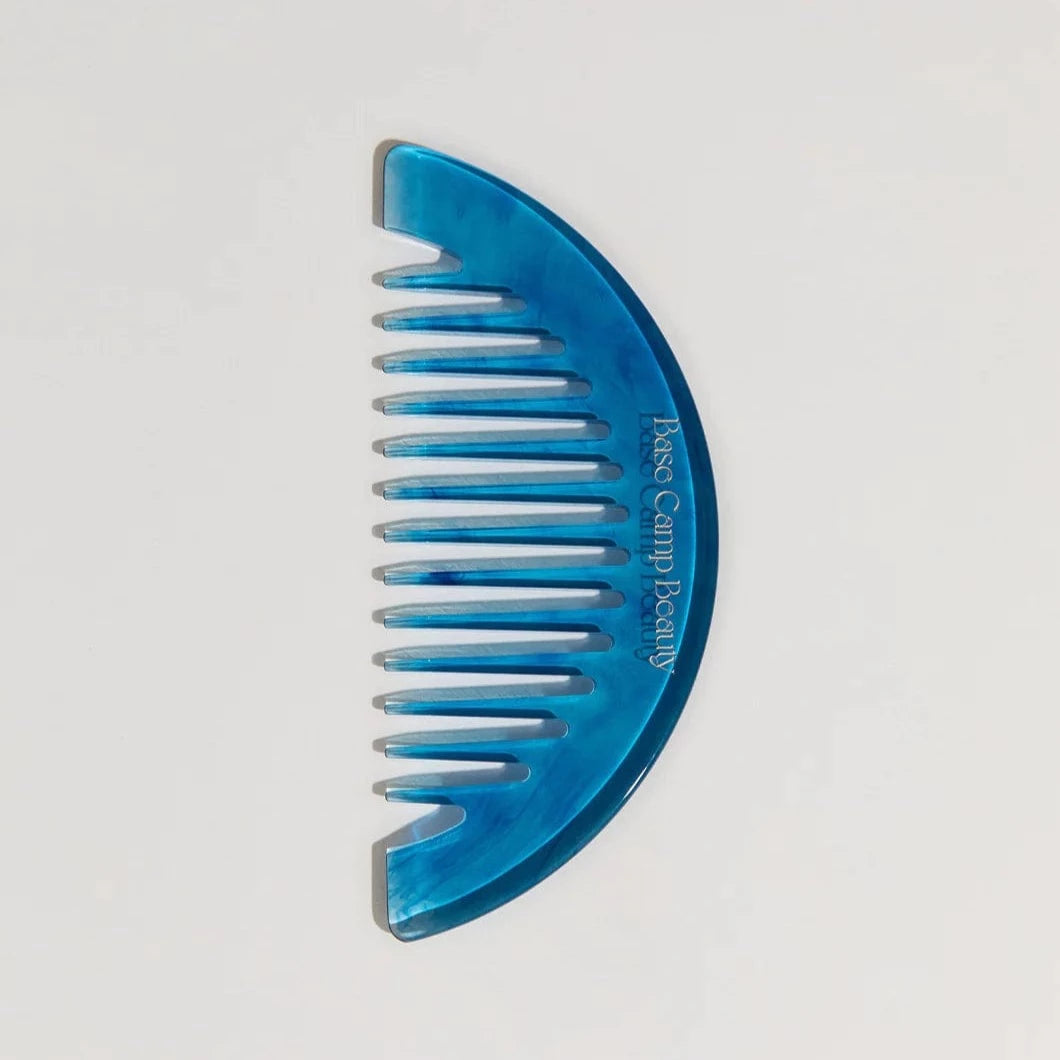 base camp combs in 3 styles and colours Cresent Comb Marine by Base Camp Beauty