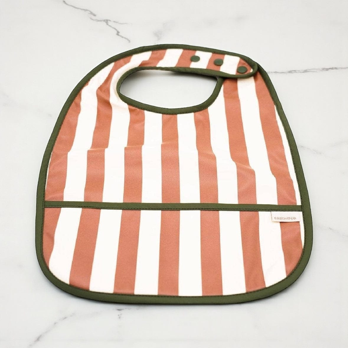 Basic Bib - Stripes Atlas + Tierra by Grech & Co.