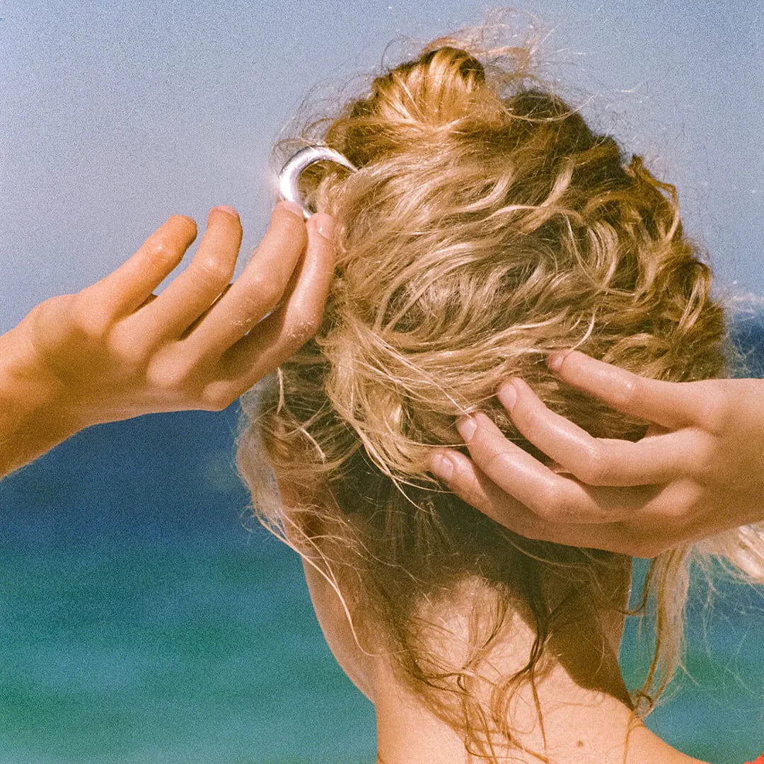BCB × Amelie Teje 'The Astra' French Hair Pin – Silver by Base Camp Beauty