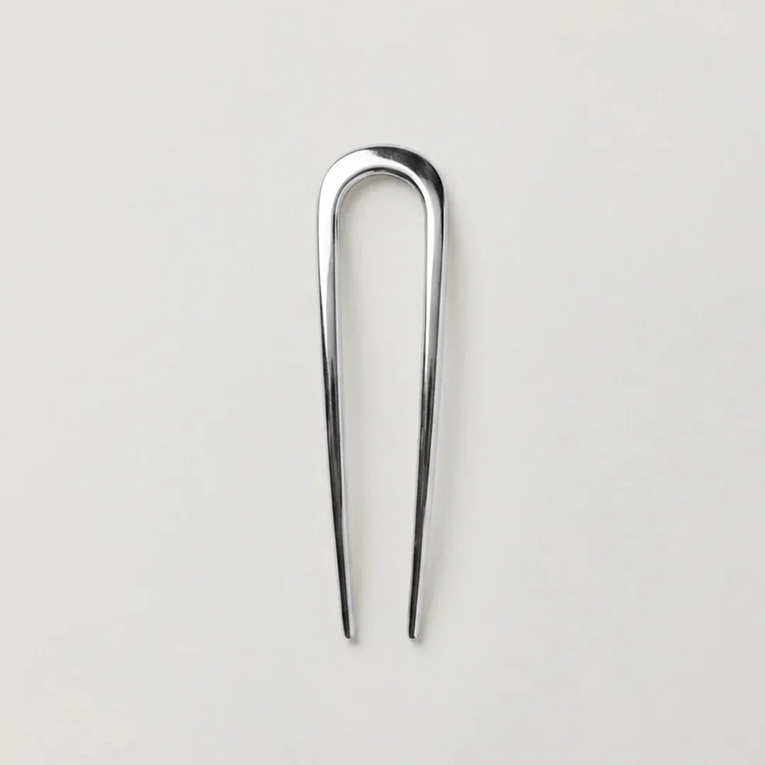 BCB × Amelie Teje 'The Astra' French Hair Pin – Silver by Base Camp Beauty