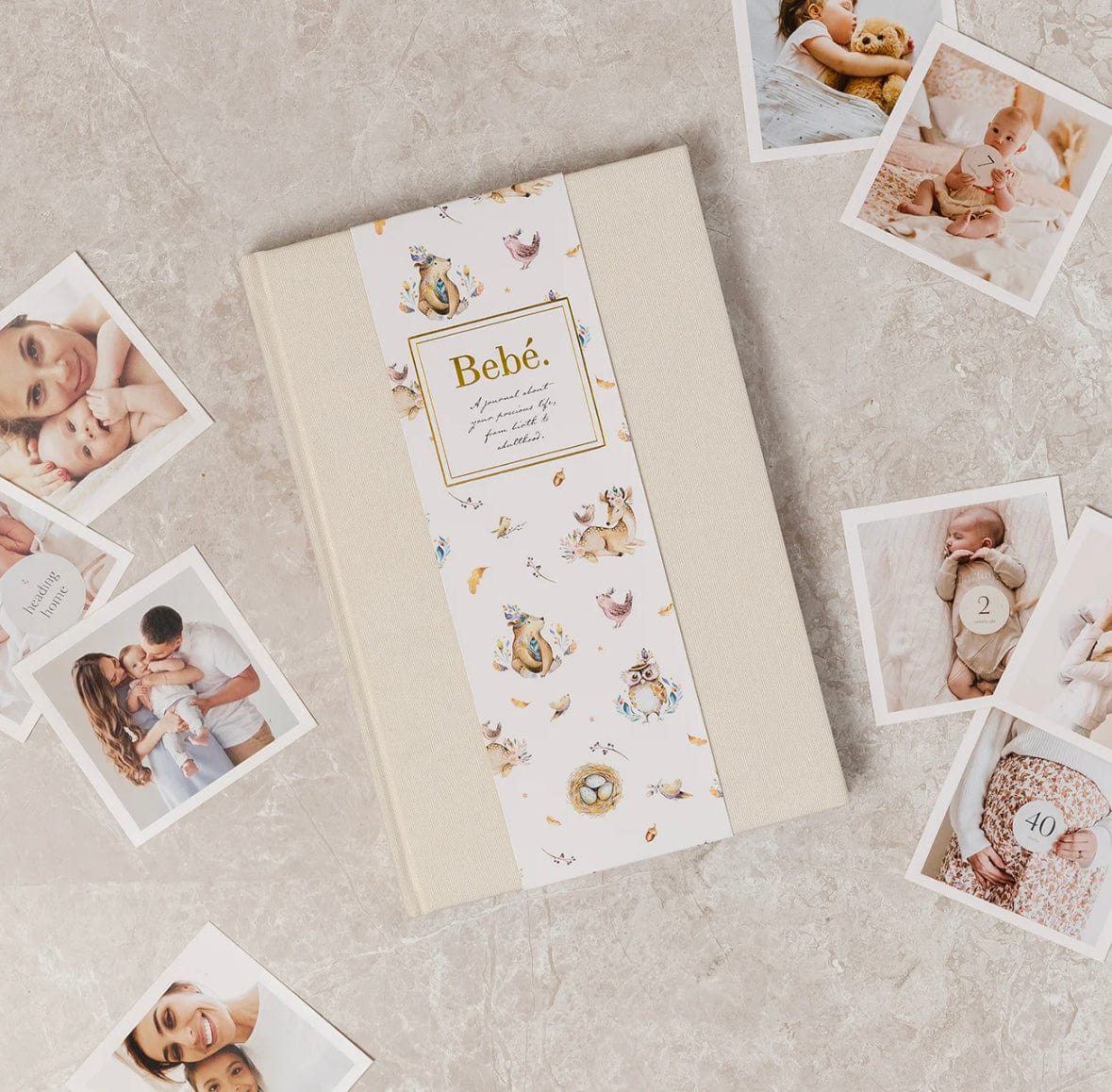 Bebe Baby Book with Keepsake Box and Pen in 3 Colours by Truly Amor