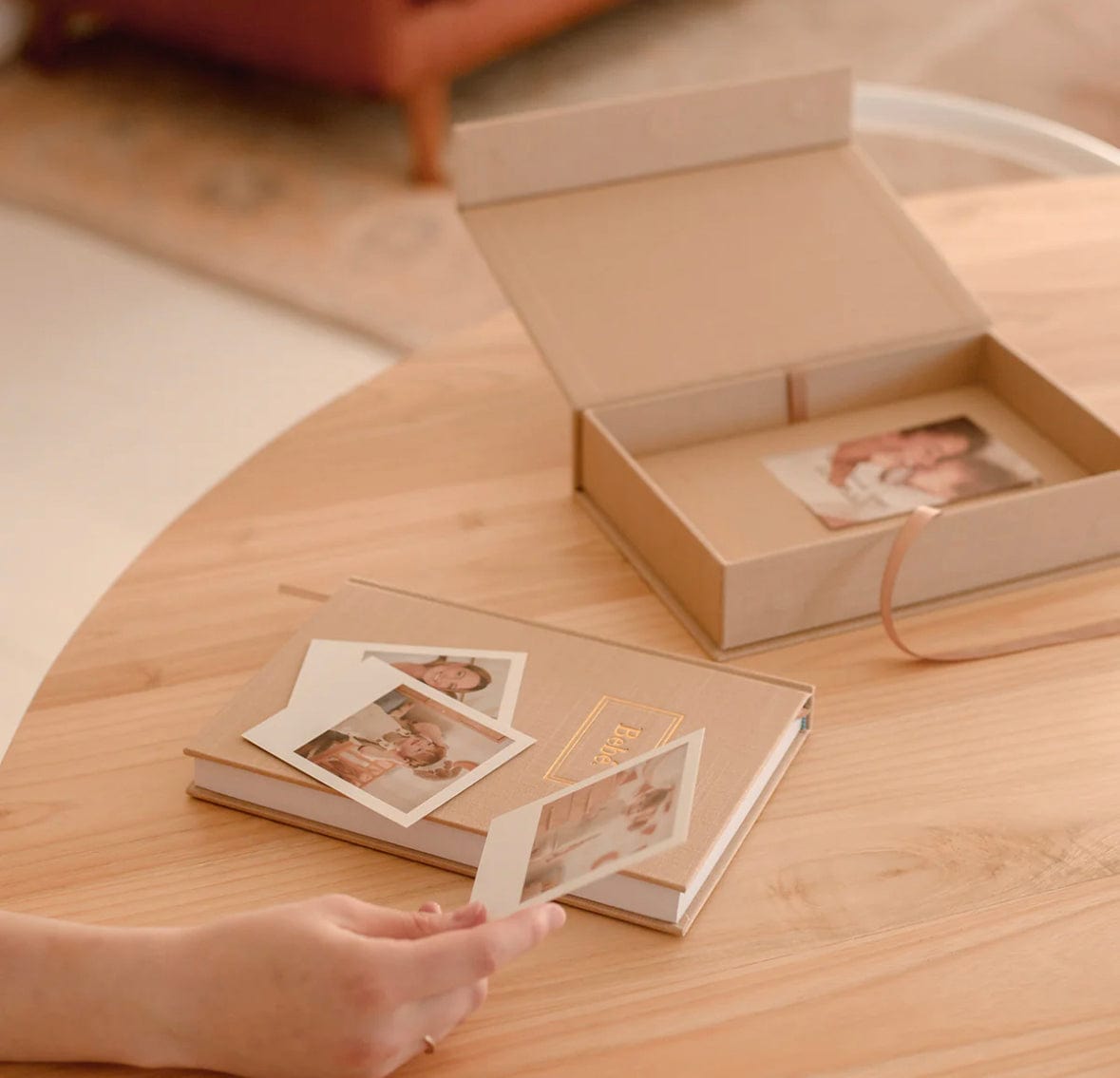 Bebe Baby Book with Keepsake Box and Pen in 3 Colours by Truly Amor
