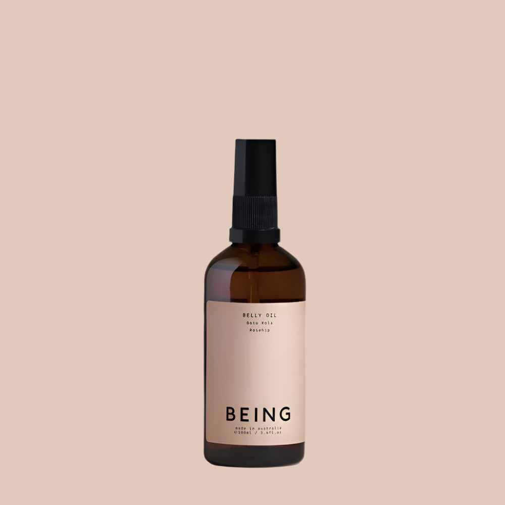 belly oil by Being Skincare