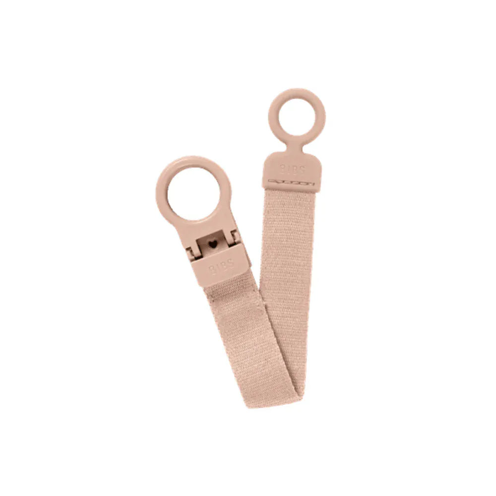 BIBS Pacifier Clip Loop Blush by Bibs