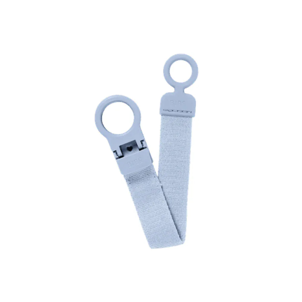 BIBS Pacifier Clip Loop Dusty Blue by Bibs