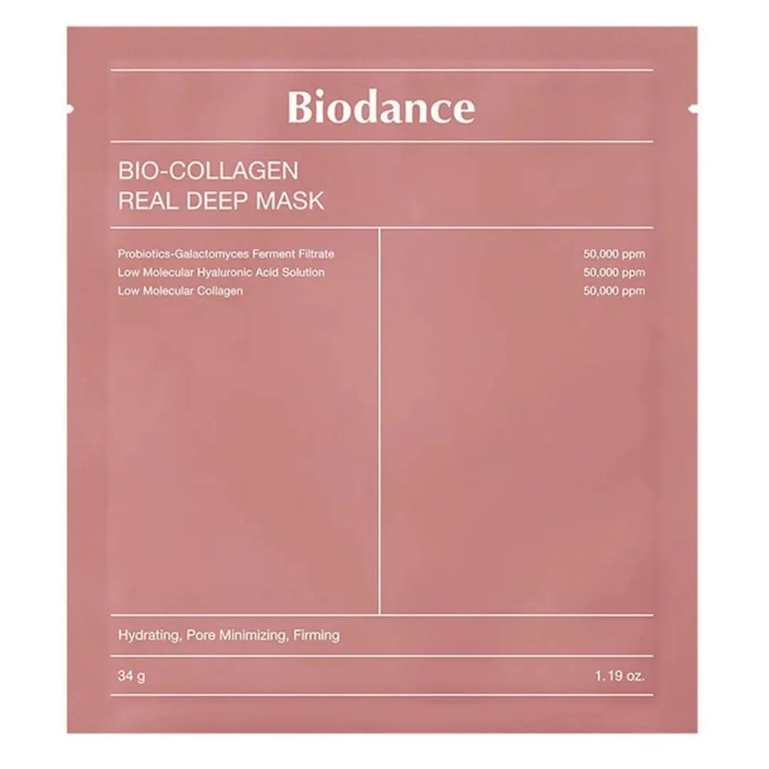 BIODANCE Ampoule Bio Collagen Real Deep Mask – Brightening & Wrinkle-Reducing Hydrogel Mask by Glowiss
