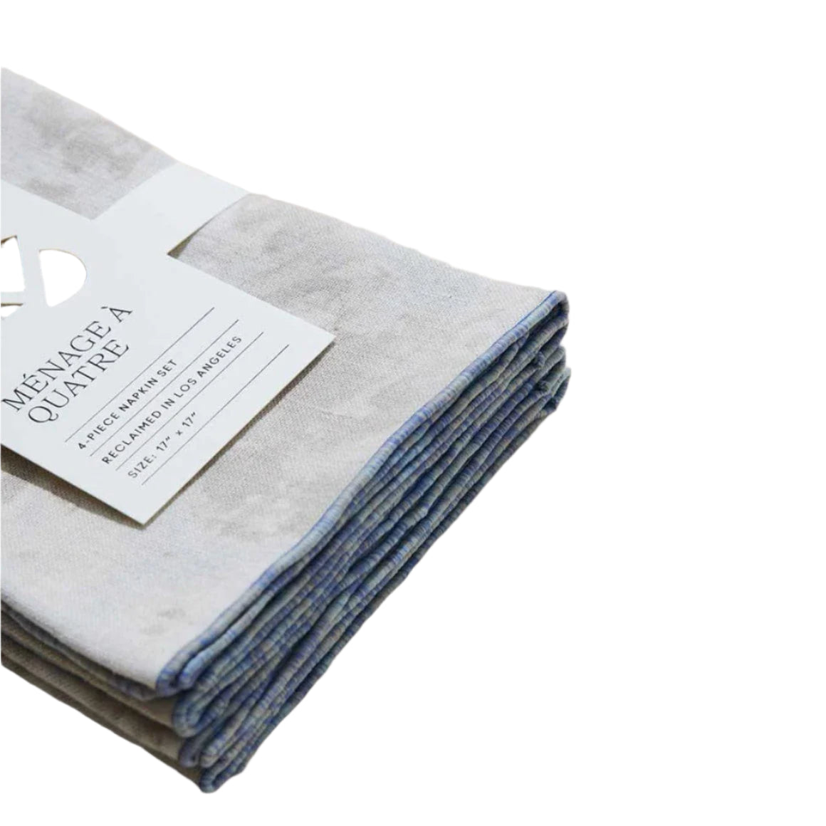 Blue Sky Linen Napkin Set by ATELIER SAUCIER
