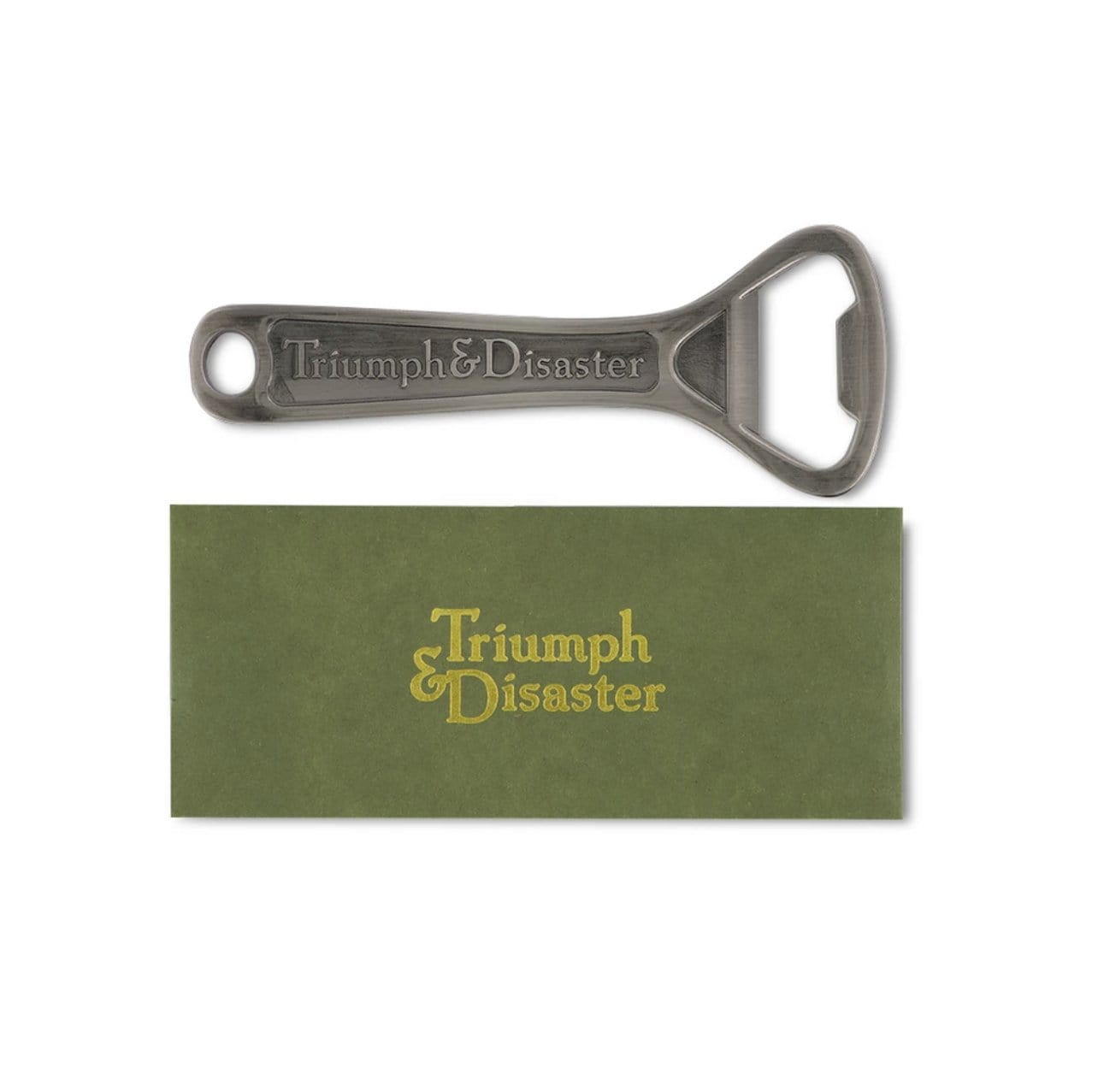 bottle opener. by Triumph & Disaster