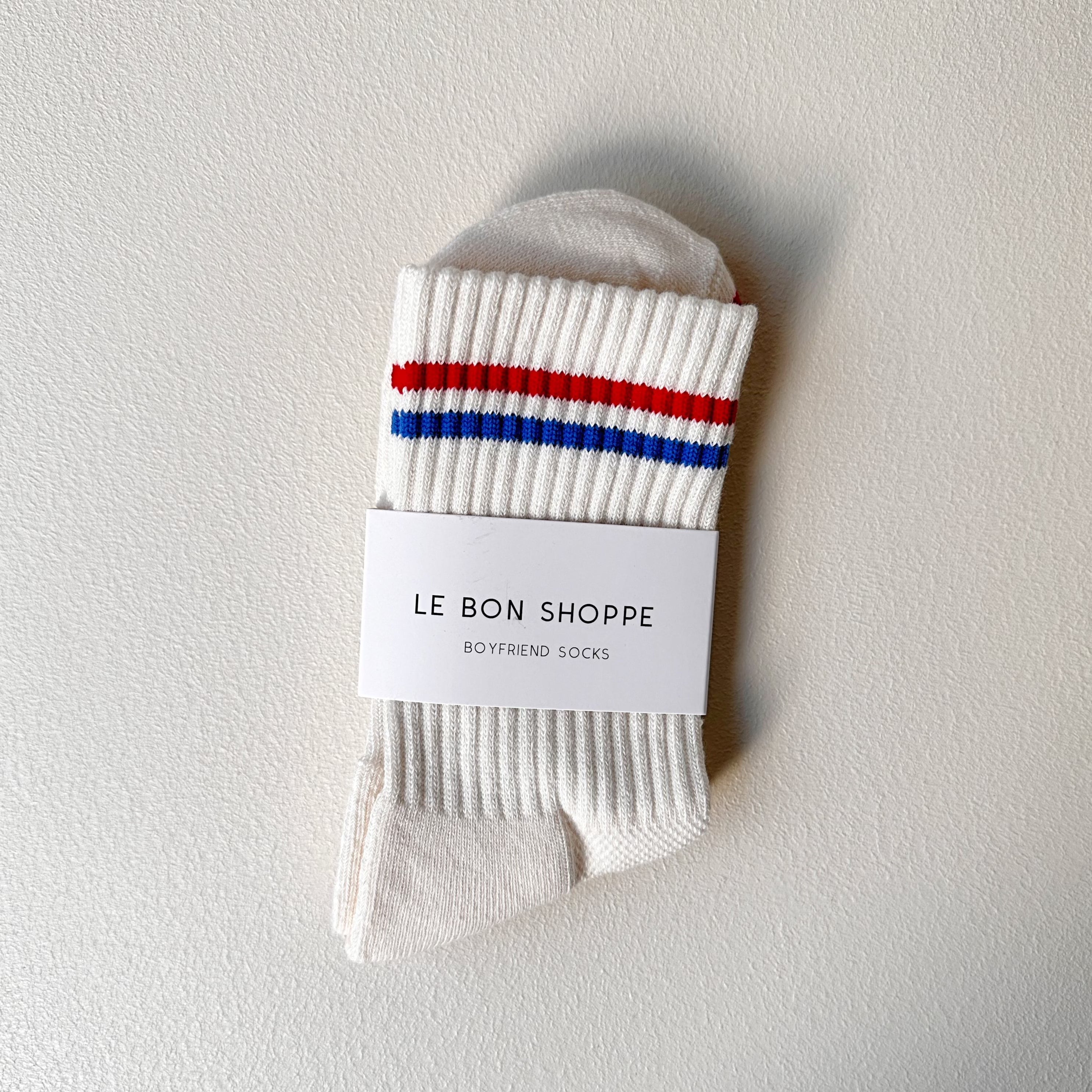 Boyfriend Socks - 4 colours Milk by Le Bon Shoppe