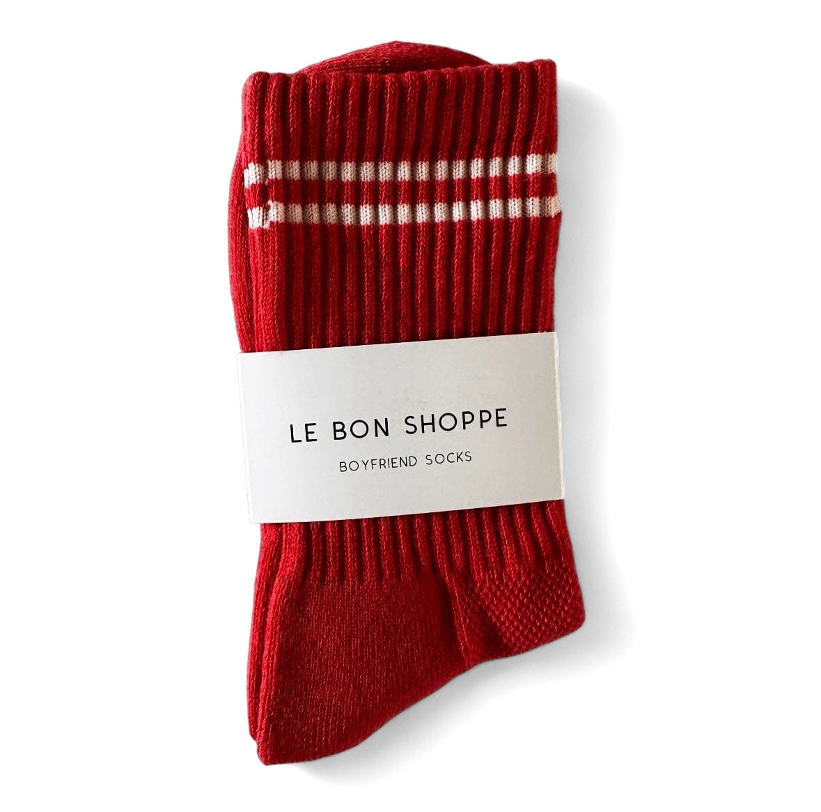 Boyfriend Socks For Her in 9 Colours Coral by Le Bon Shoppe