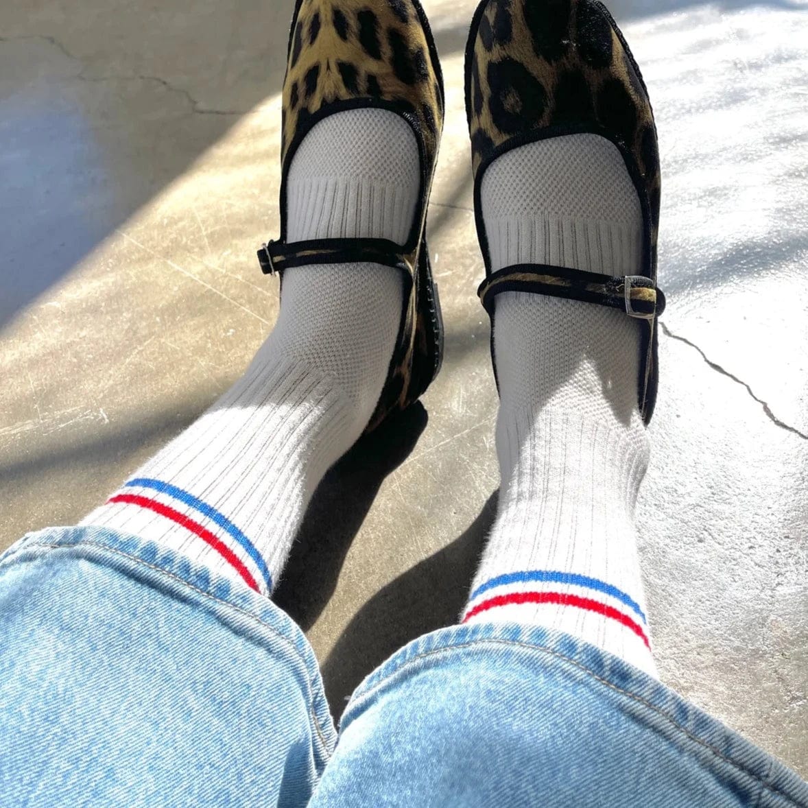 Boyfriend Socks For Her in 9 Colours Milk by Le Bon Shoppe