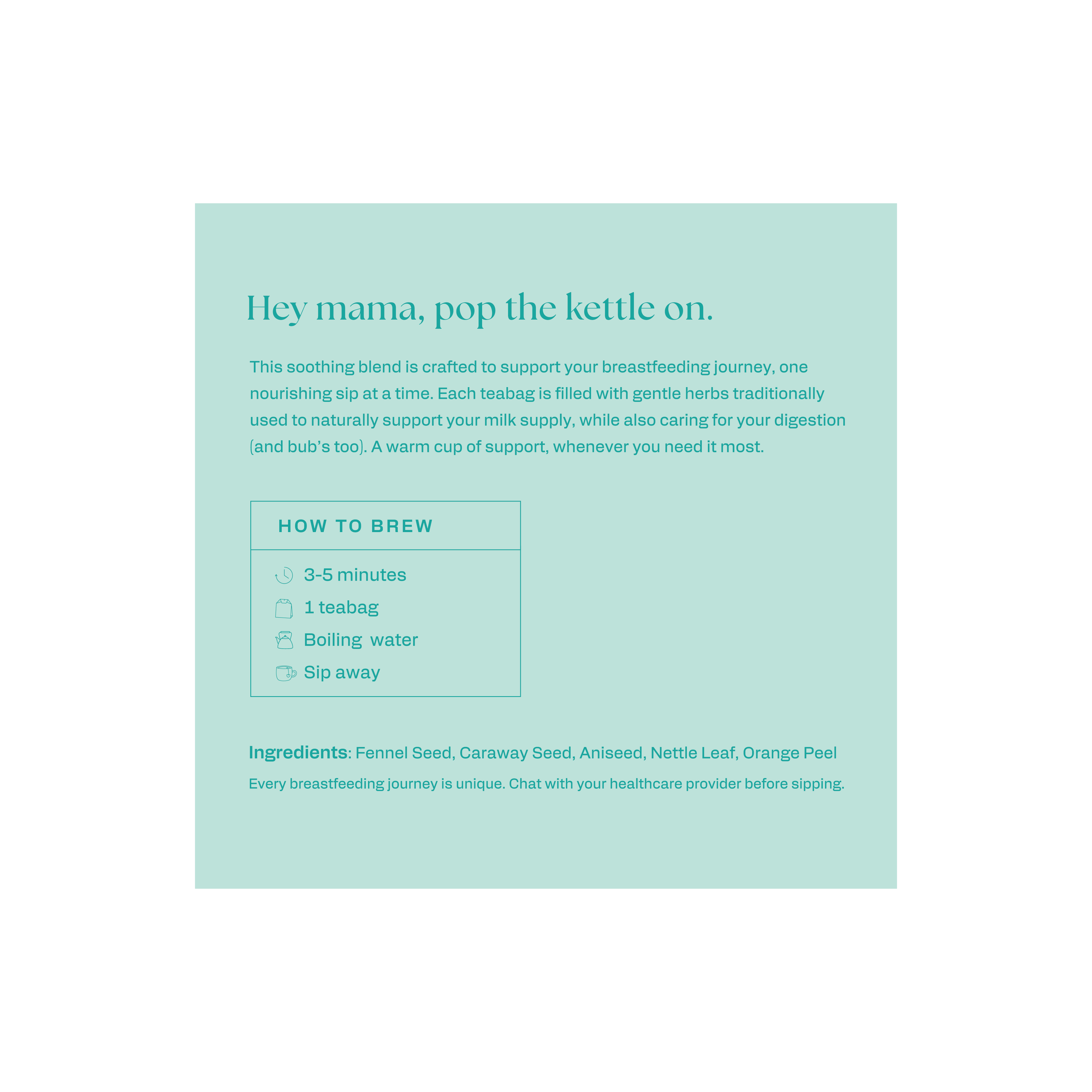 Breastfeeding Mama Tea by Franjos Kitchen