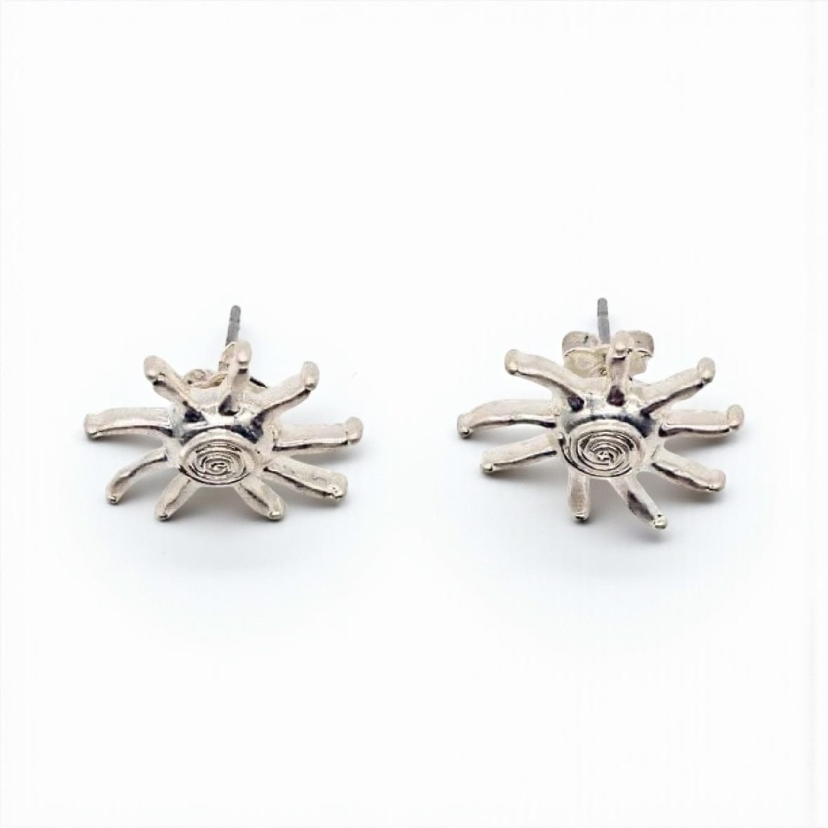 Briwok Tangalooma Sun Studs in Silver by Briwok