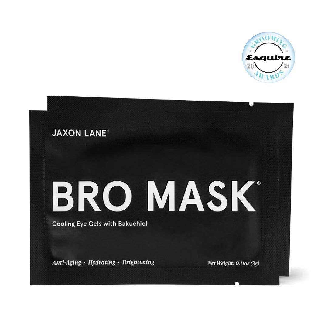 Bro Mask Cooling Eye Gels with Bakuchiol (6-Pack) by JAXON LANE