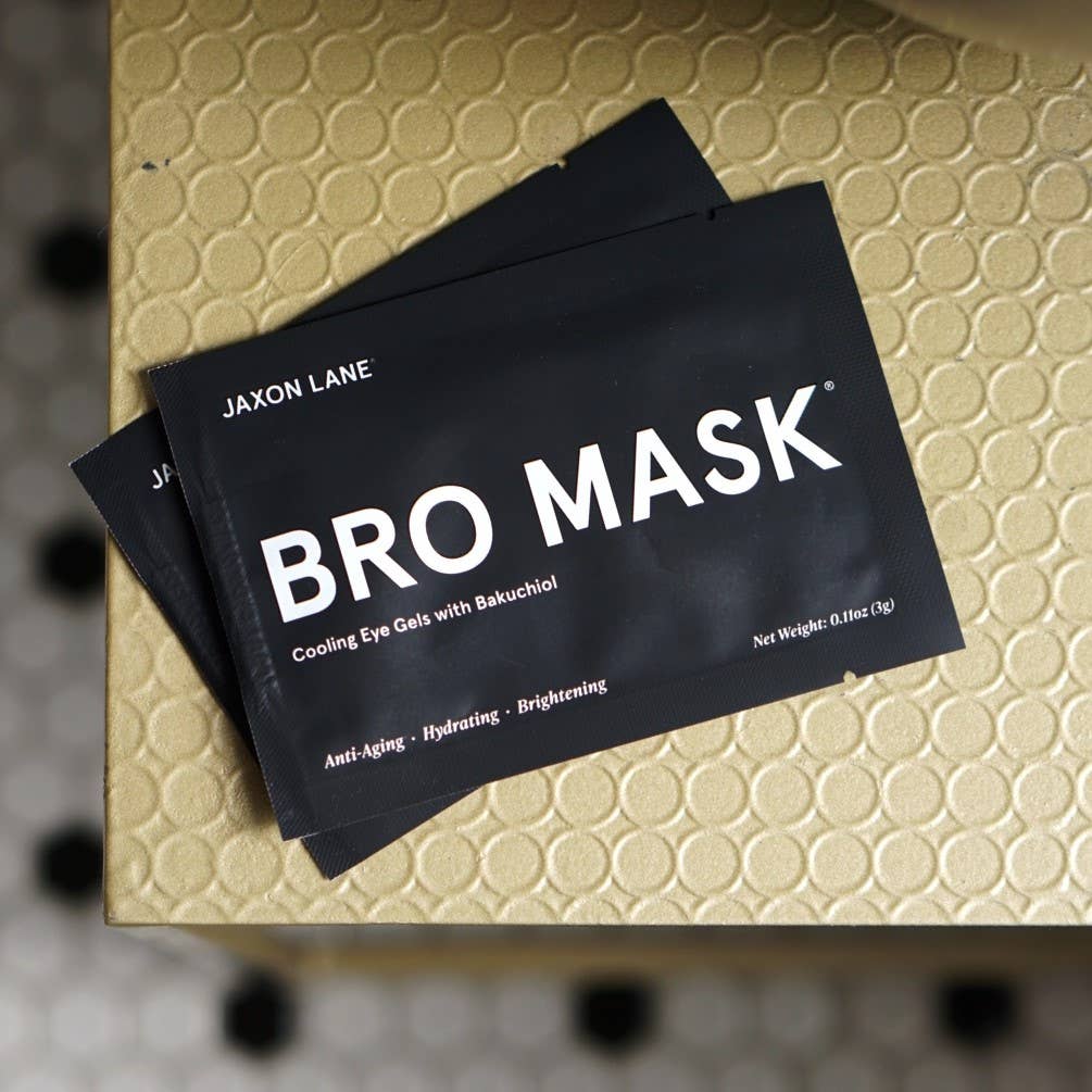Bro Mask Cooling Eye Gels with Bakuchiol (6-Pack) by JAXON LANE