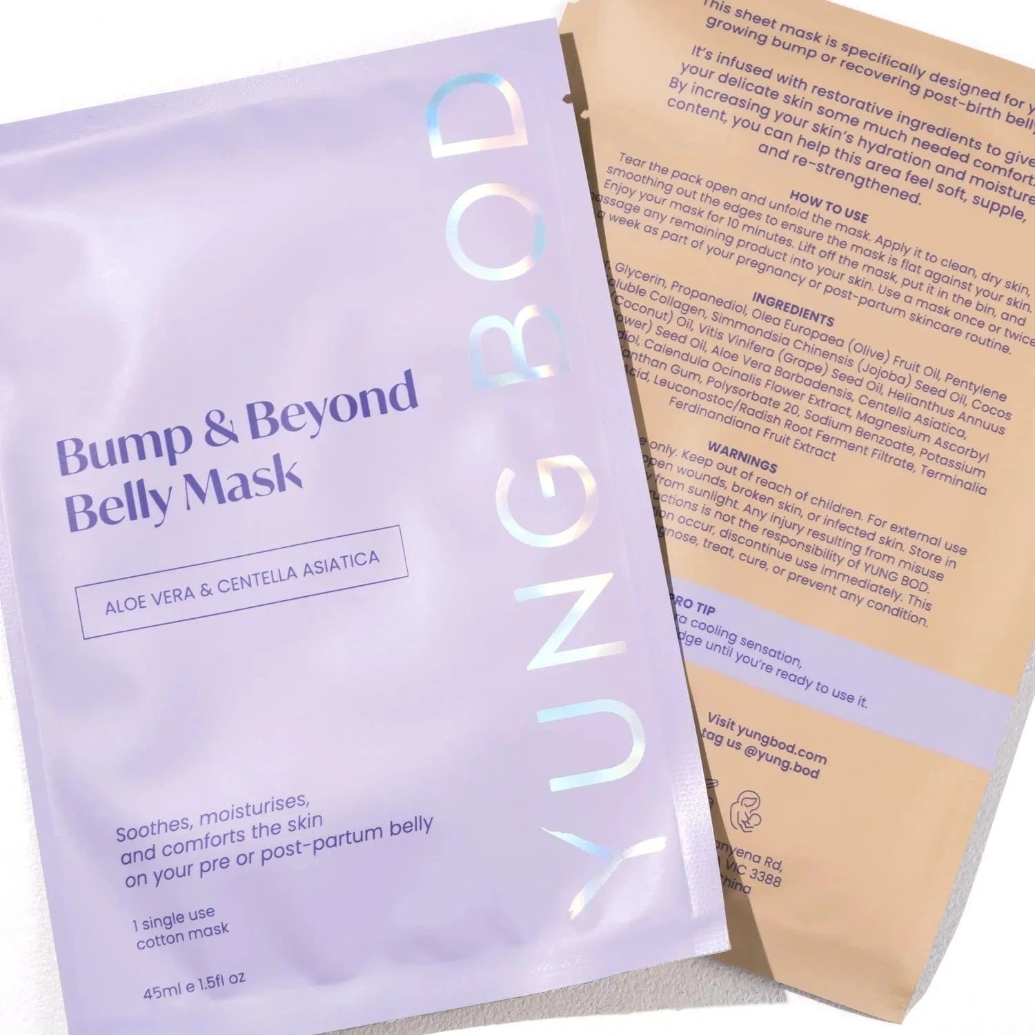 Bump and Beyond Belly Mask by Yung Bod