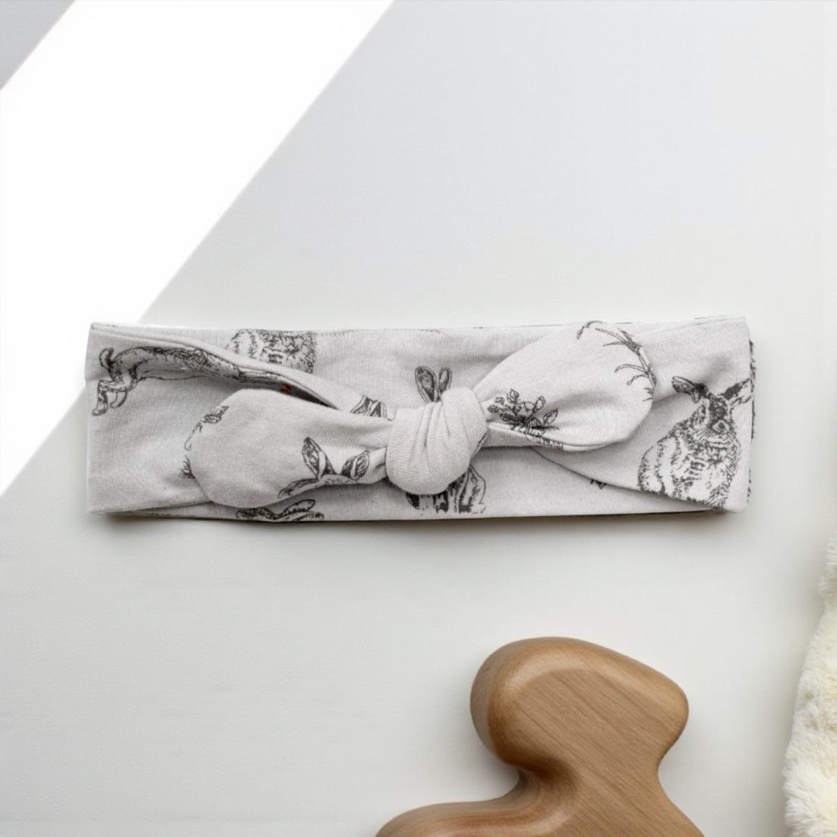 Burrow & Be Baby Headband - Grey Burrowers by Burrow & Be Australia