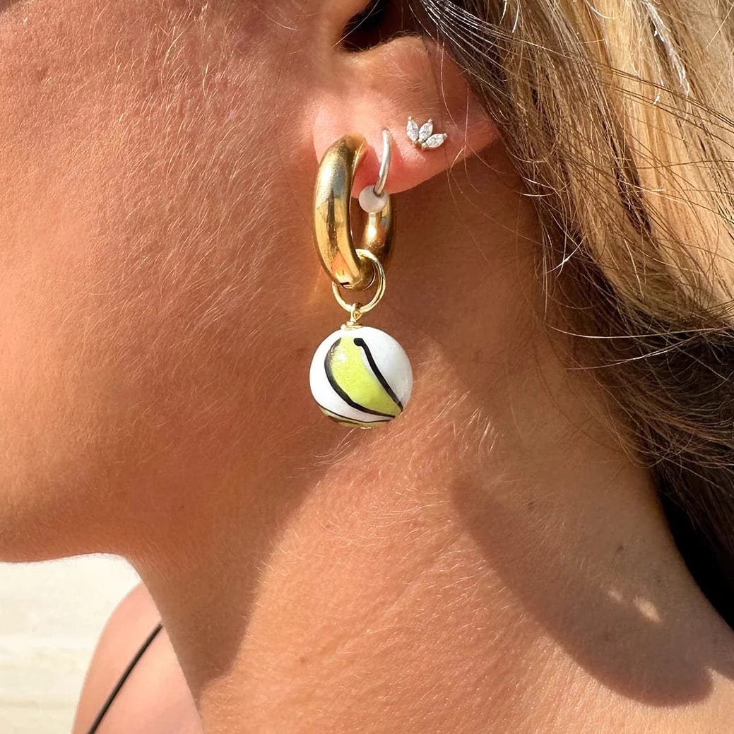 Calypso Earrings Gold by Briwok