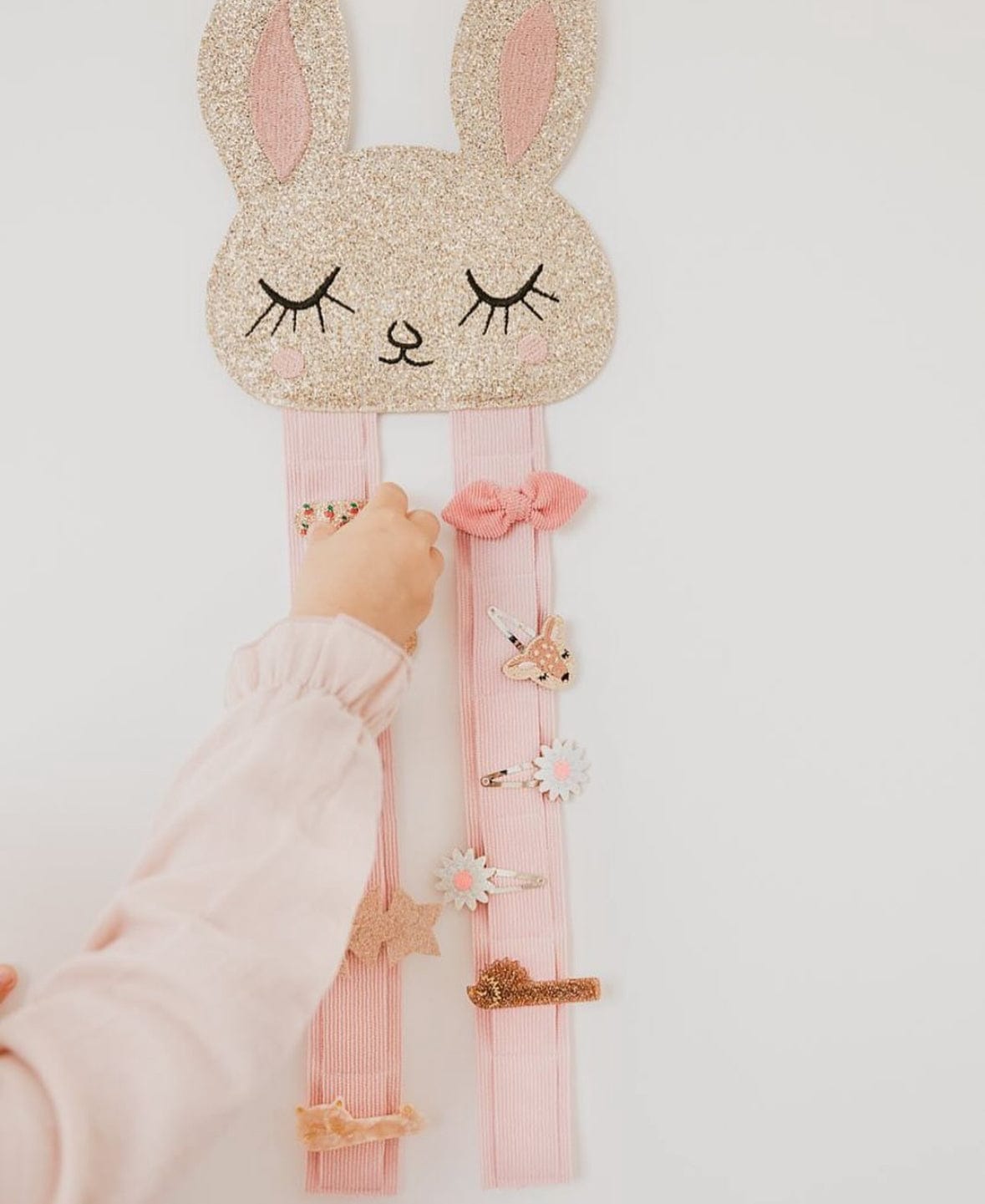 Cat Hair Clip - Silver Glitter by Luciole et Petit Pois