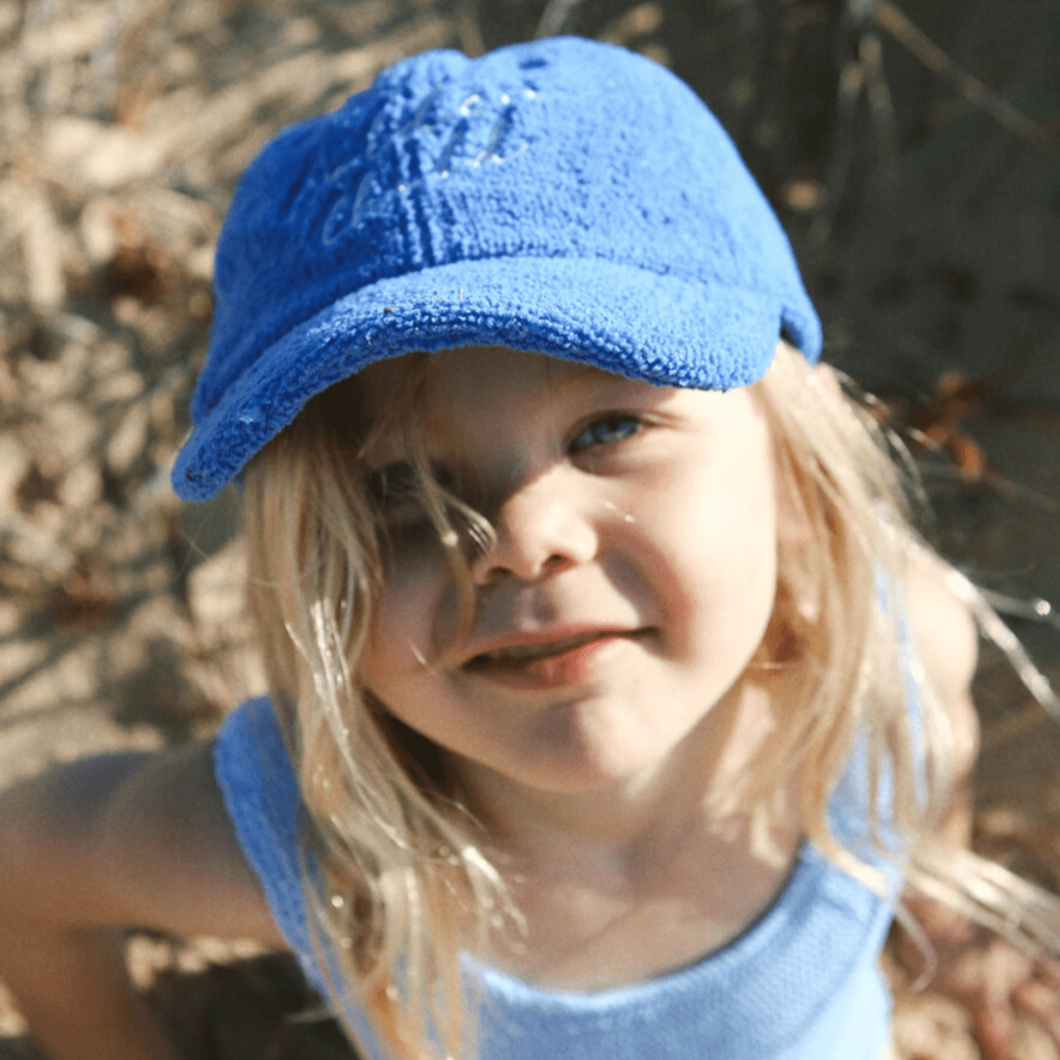 Children's Terry Towelling Cap: Walnut by Golden Child