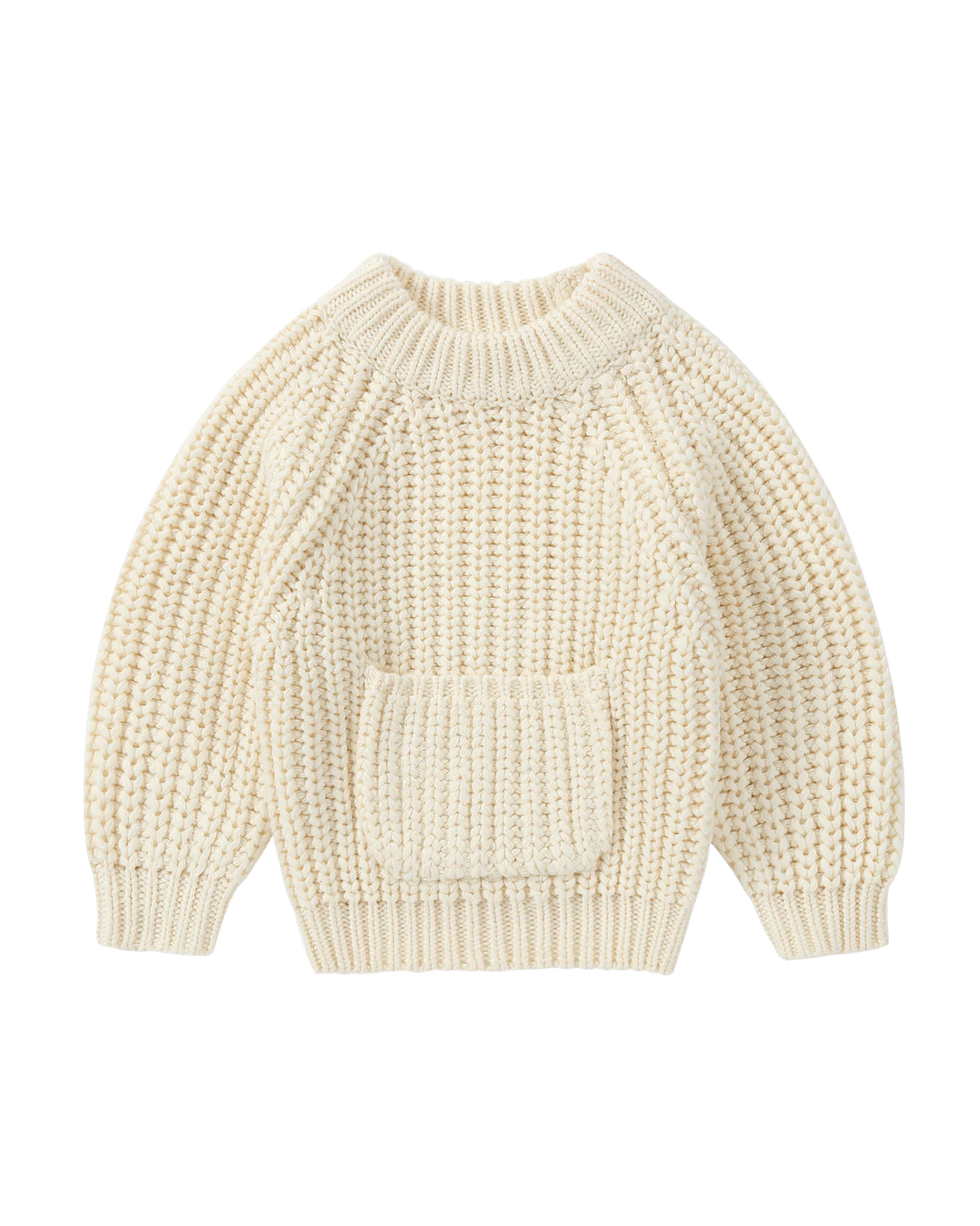 Chunky Knit Pullover in 2 Colours Bone by Susukoshi