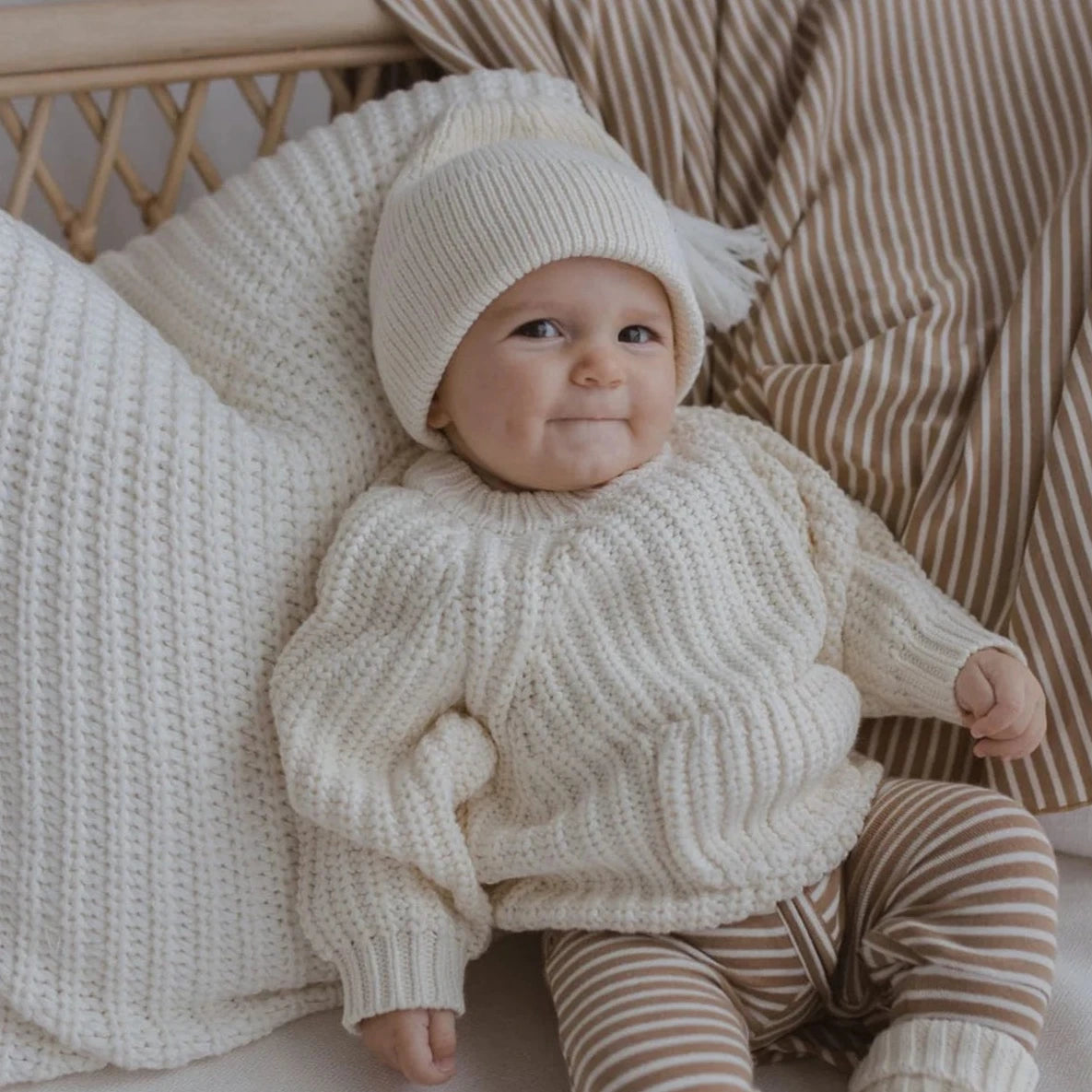 Chunky Knit Pullover in 2 Colours by Susukoshi