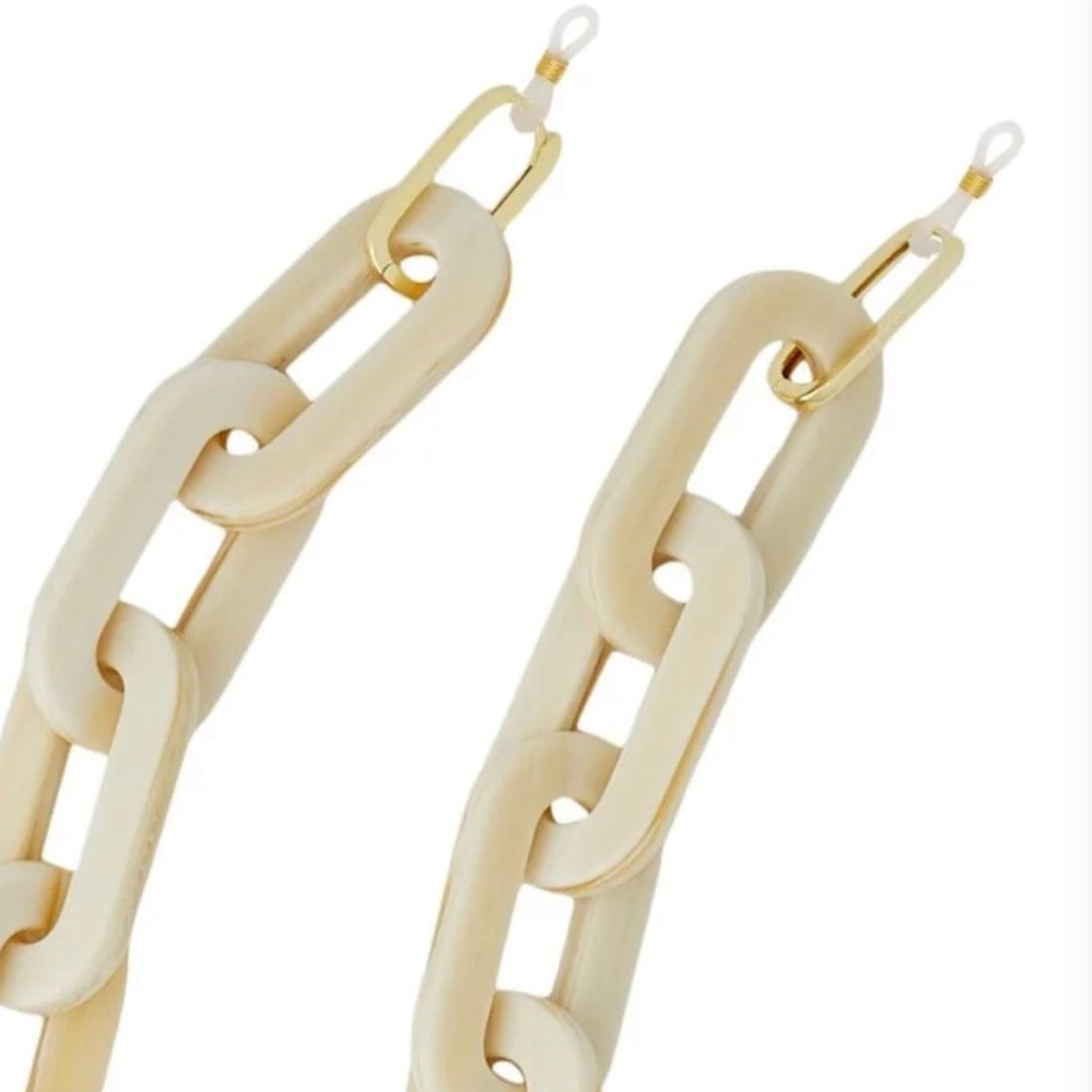 Chunky Sunglass Chain in Alabaster by Machete