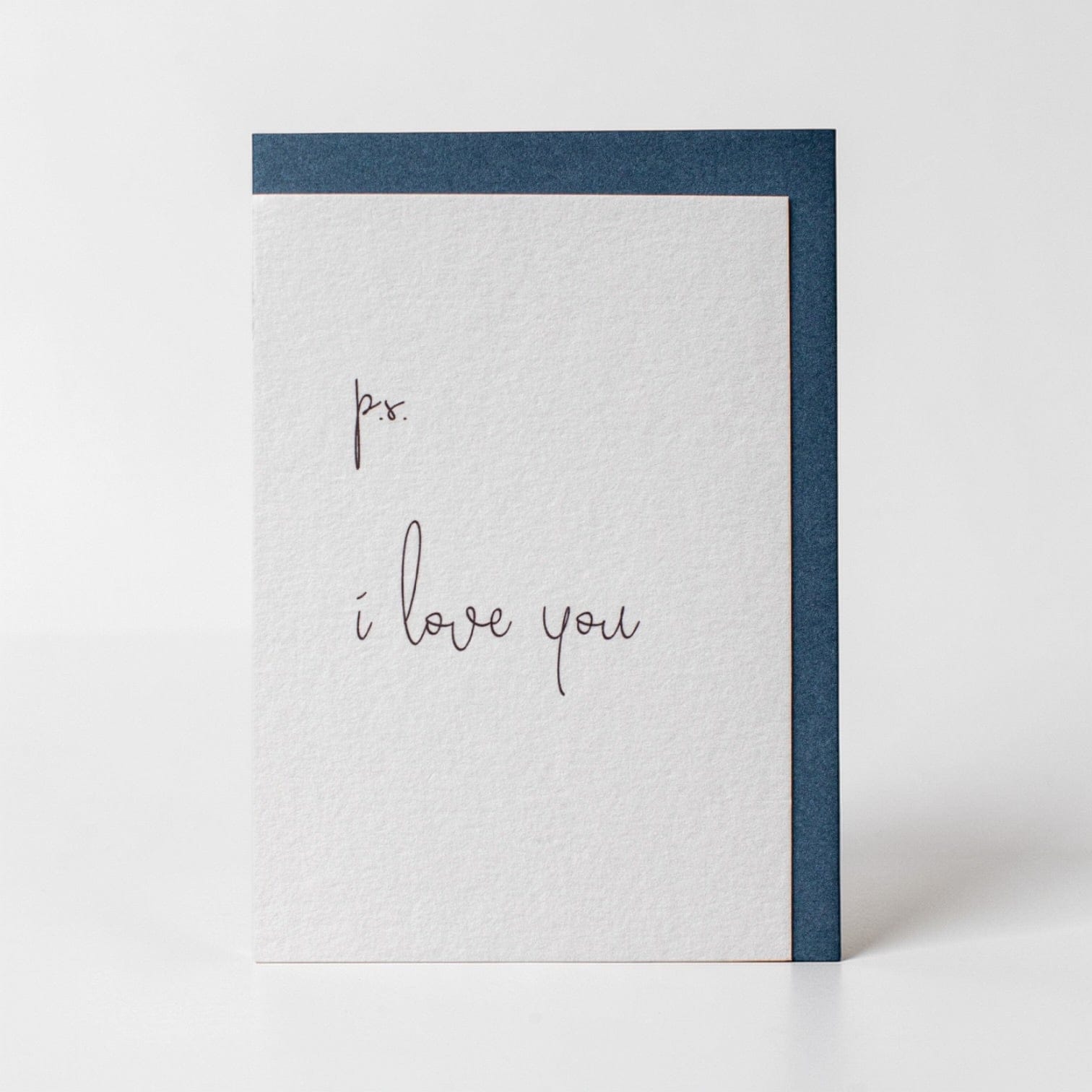 Clare Bernadette Greeting Cards - Handmade in Australia Ps I Love You by Clare Bernadette