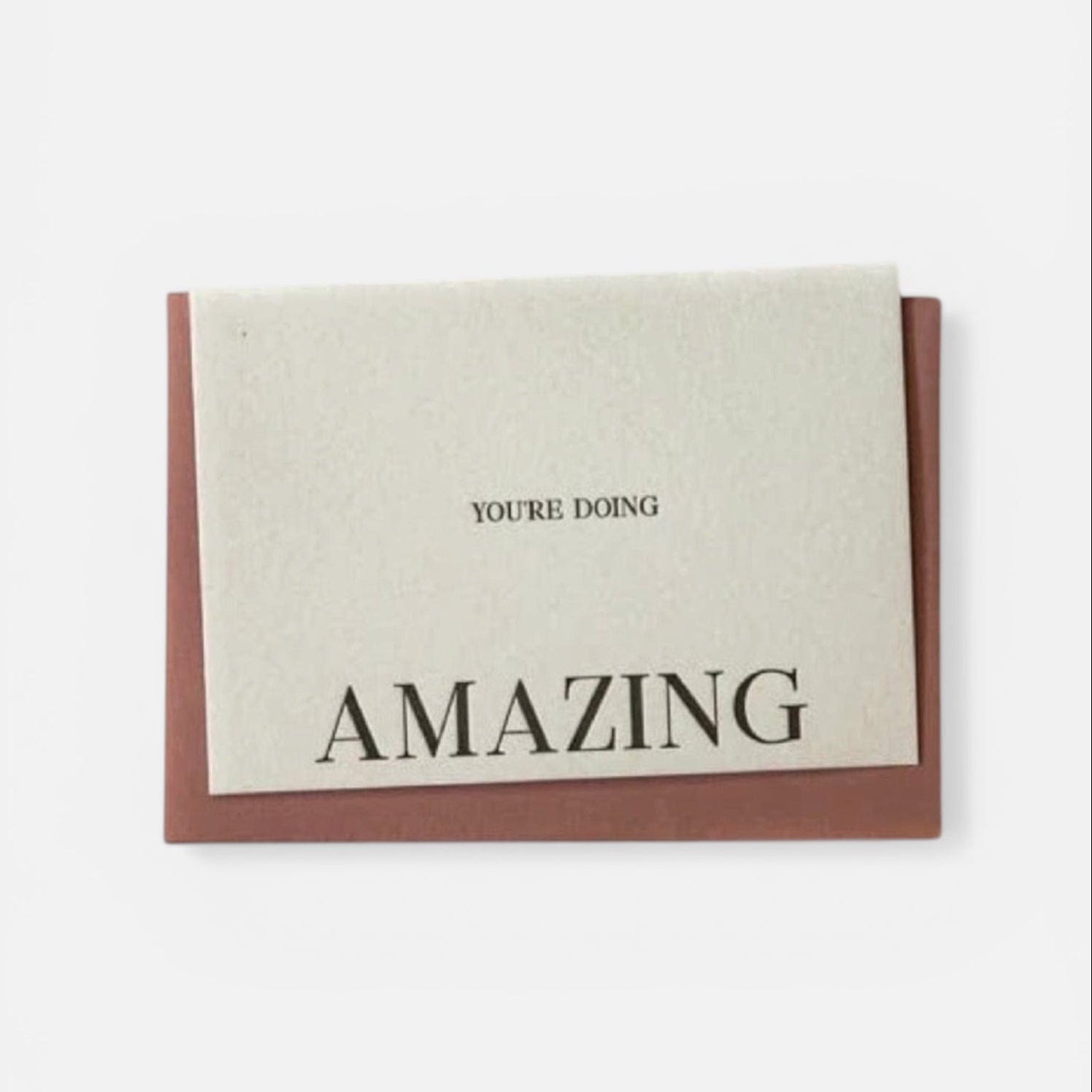 Clare Bernadette Greeting Cards - Handmade in Australia You're Doing Amazing by Clare Bernadette
