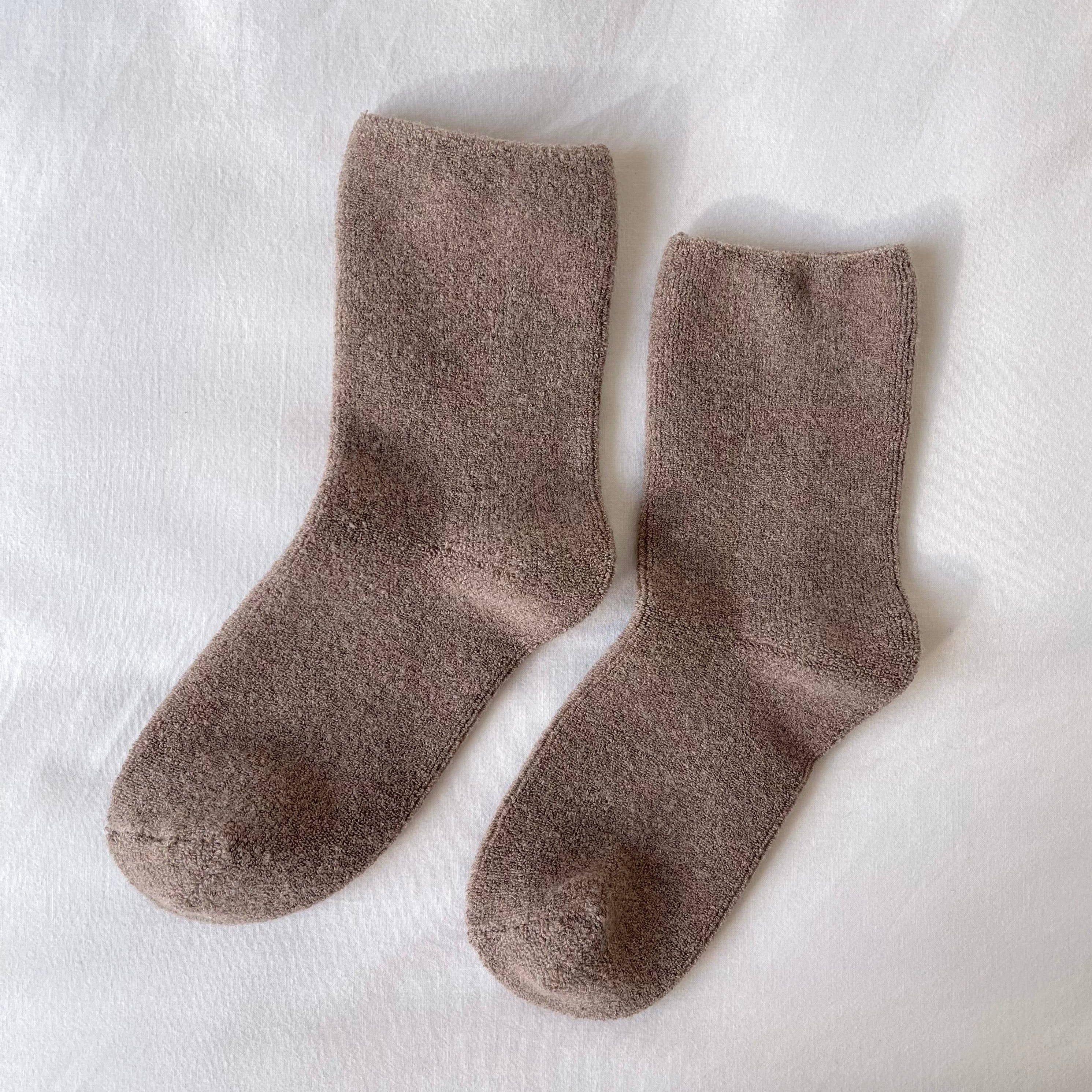 Cloud Terry Socks For Her in 7 Colours FRAPPE by Le Bon Shoppe