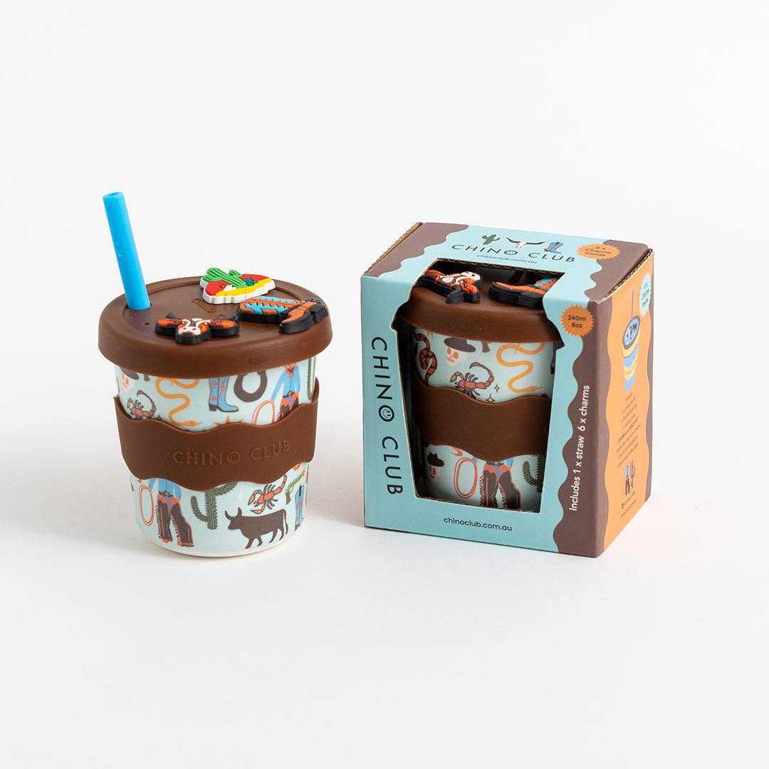 Cowboy Chino Charm Cup 8oz by Chino Club