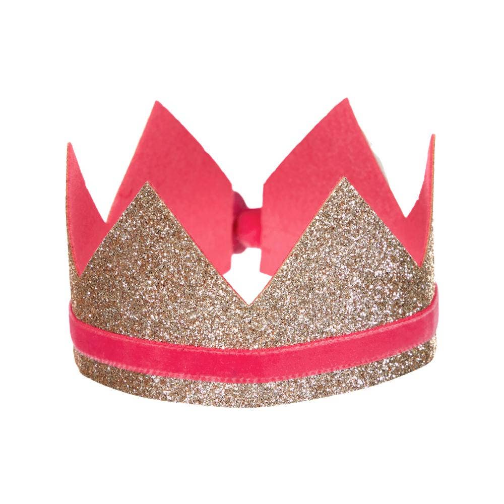 crown - gold glitter by Luciole et Petit Pois