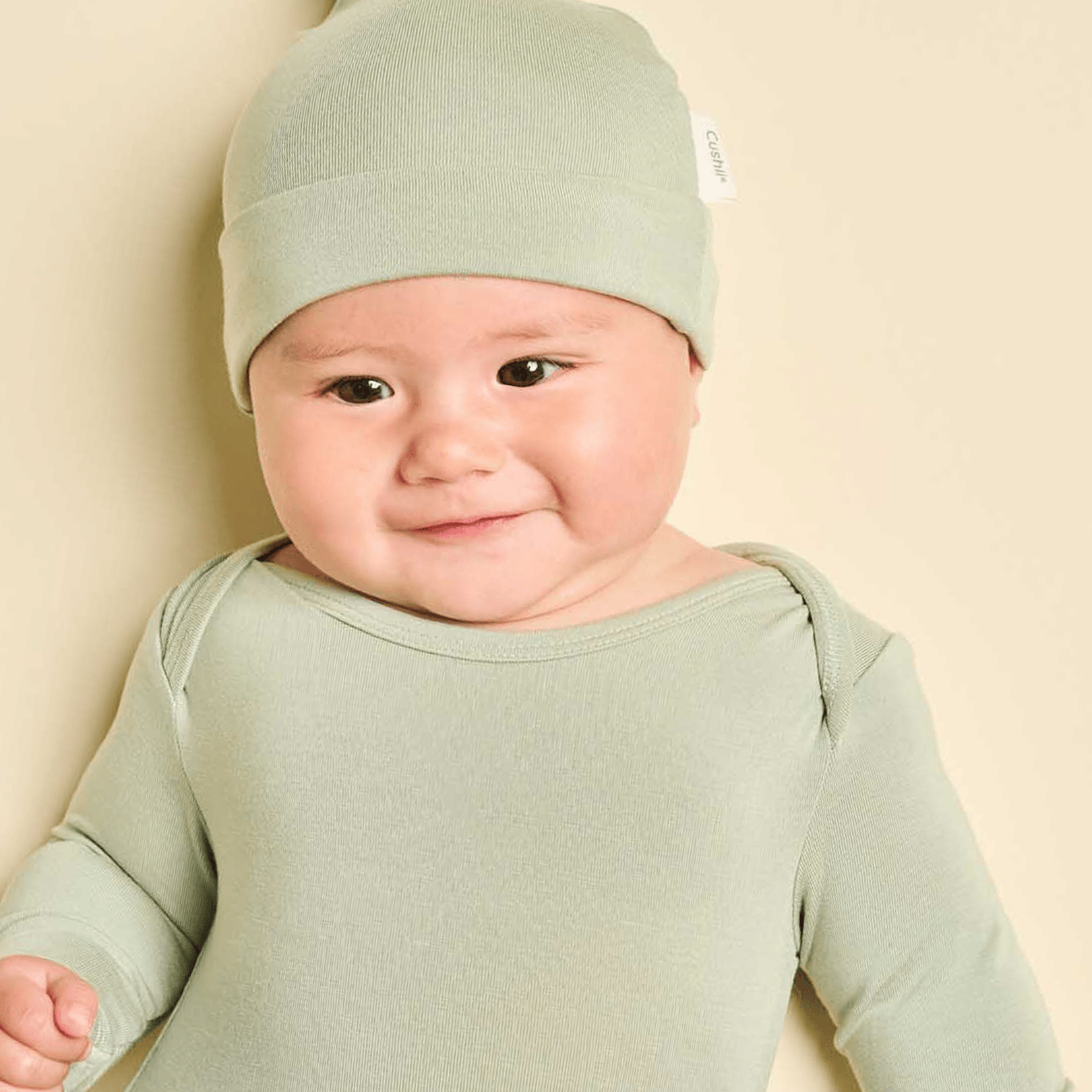 Cushii Softluxe Baby Knotted Gown - Sage by Cushii