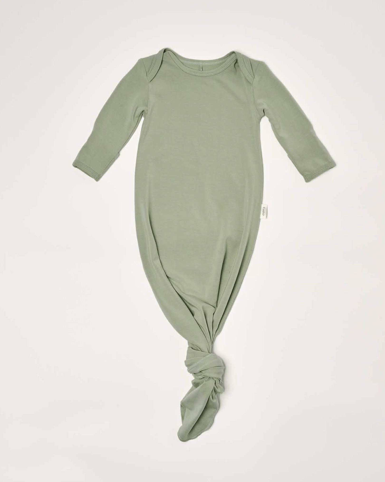 Cushii Softluxe Baby Knotted Gown - Sage by Cushii