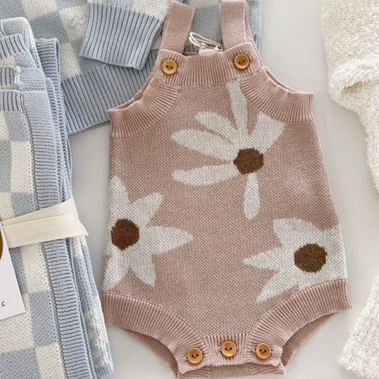 daisy dot romper by Grown
