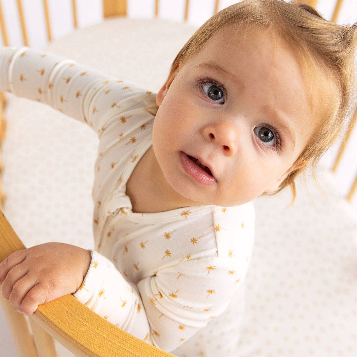 Day or Night Onesie - Neutral Palm by Kynd Baby