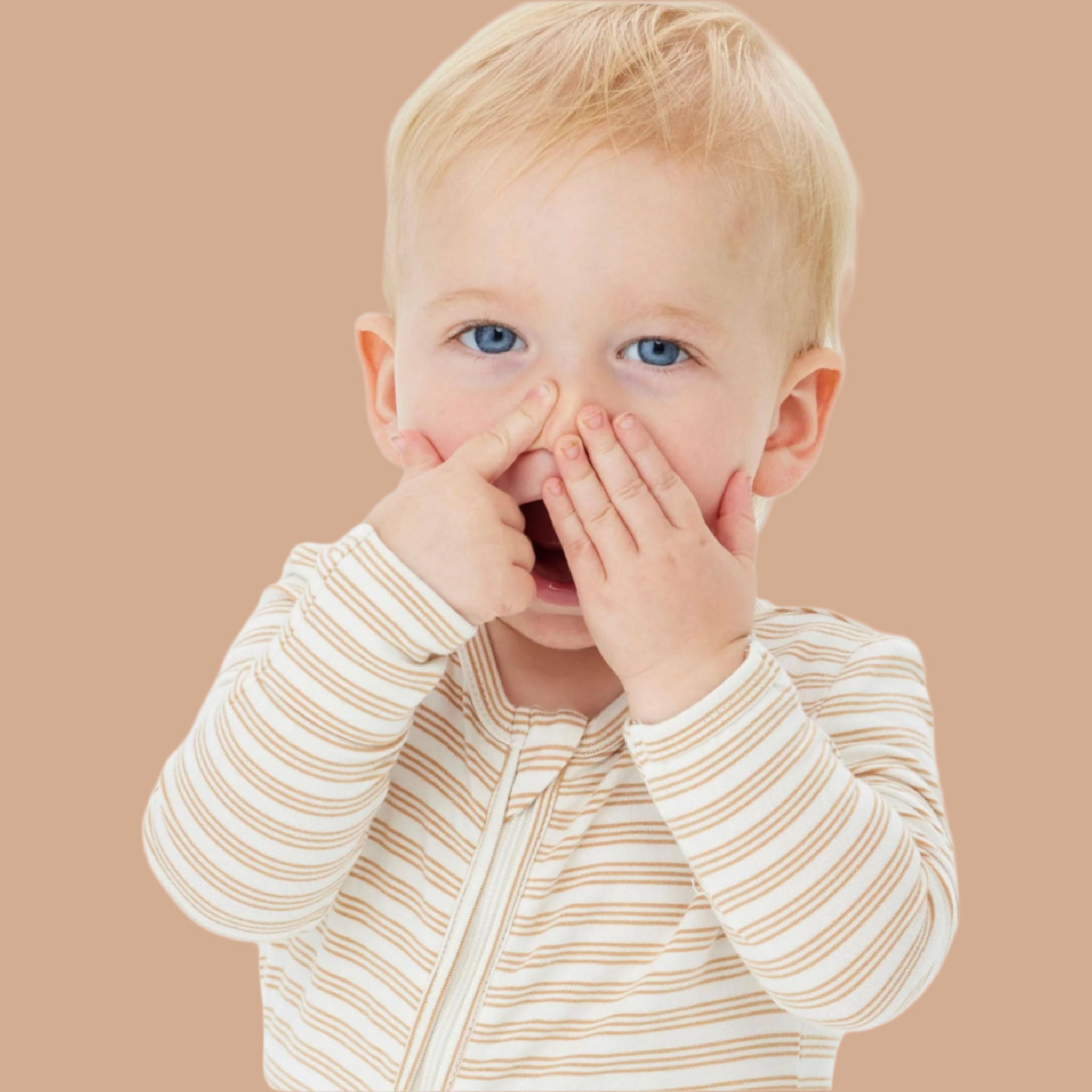 Day or Night Onesie - Neutral Stripe 0000 by Kynd Baby