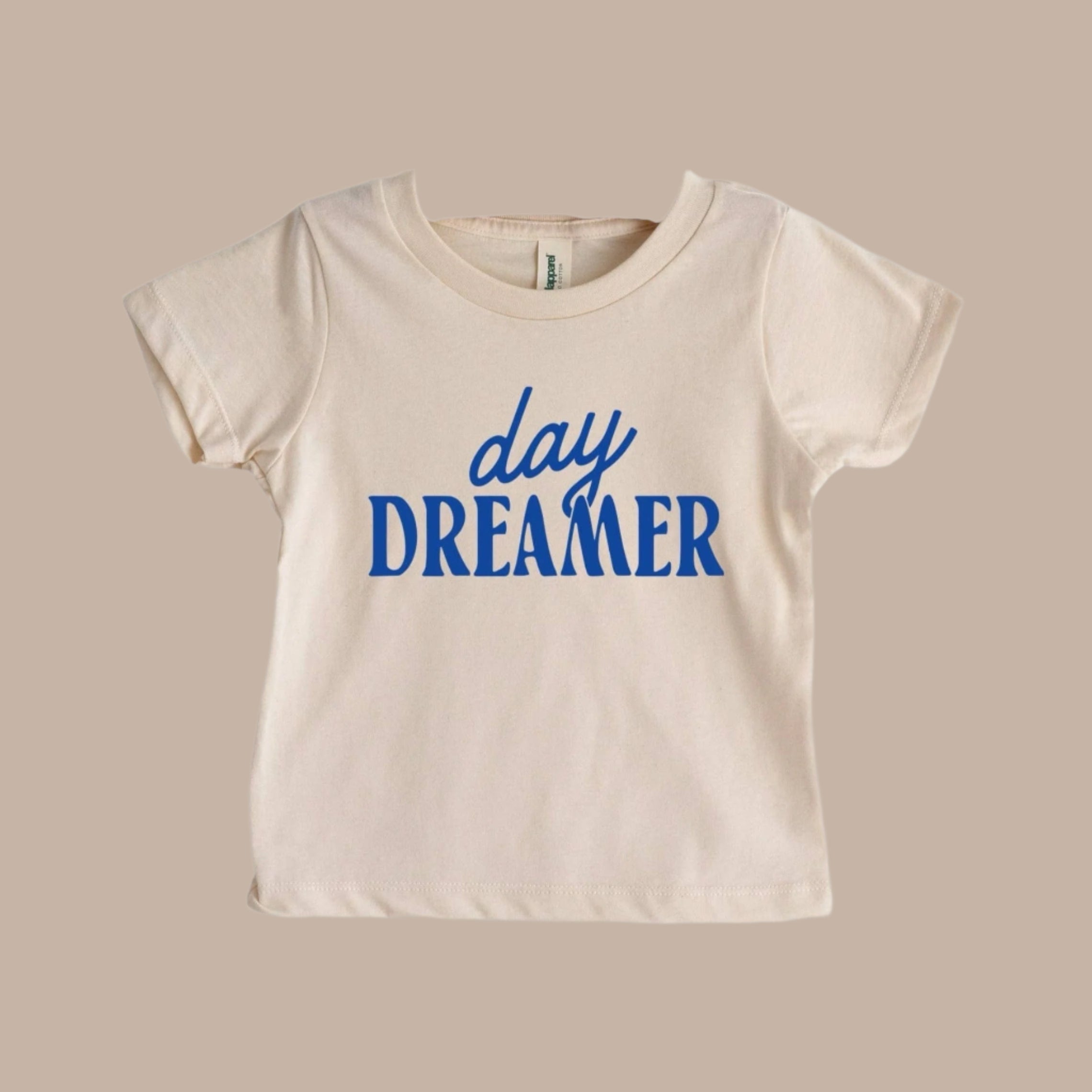 Daydreamer Modern Cream Organic Kids Tee by Gladfolk